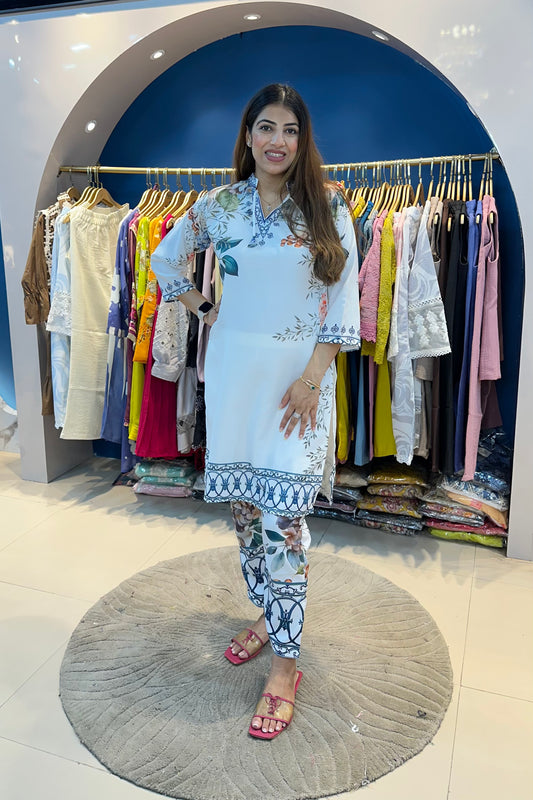 2pc Cotton Printed Co-ord Set