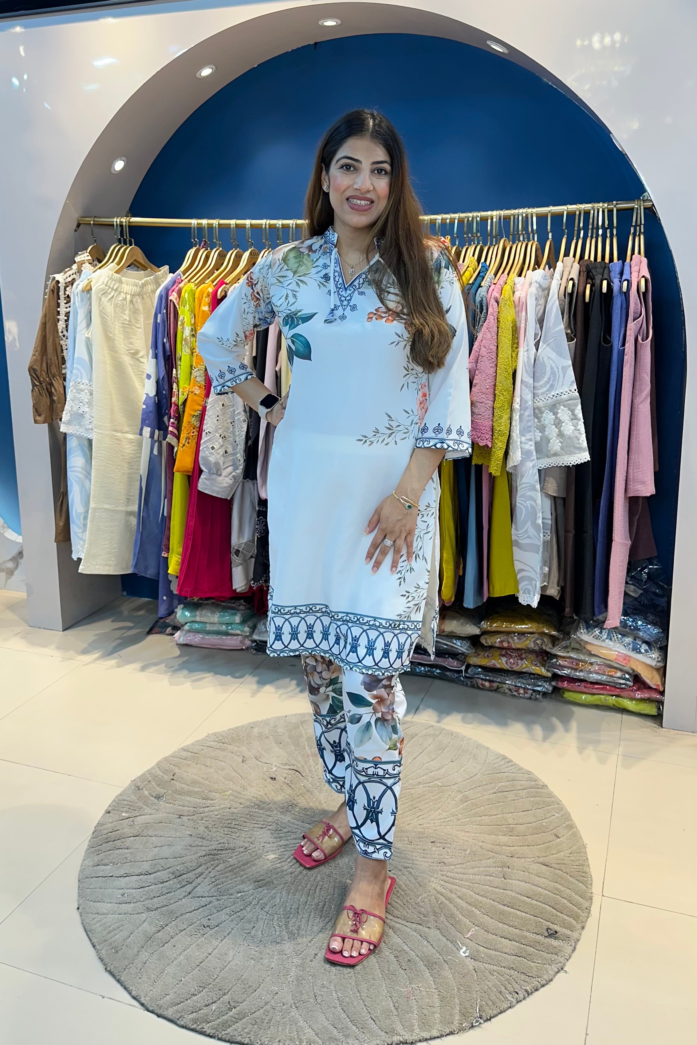 2pc Cotton Printed Co-ord Set