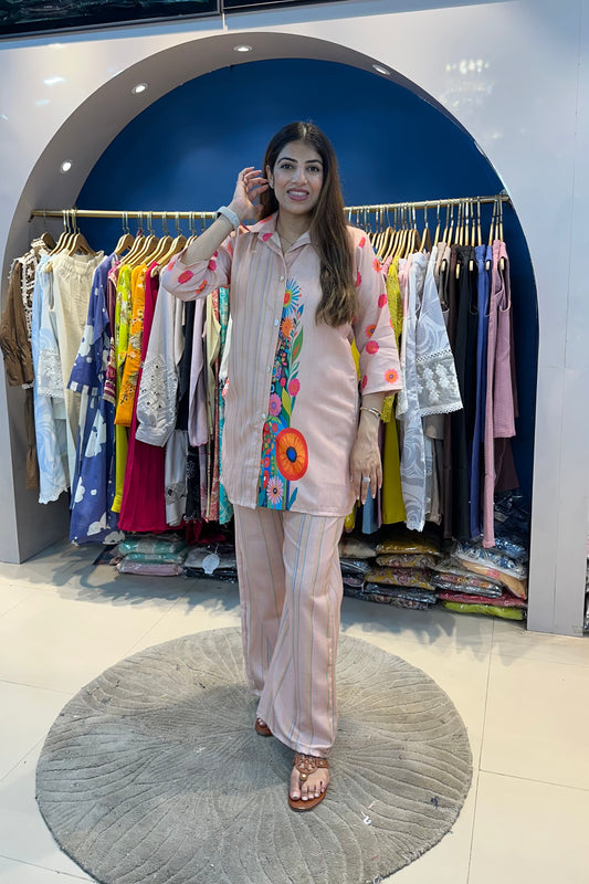 2pc Cotton Printed Co-ord Set