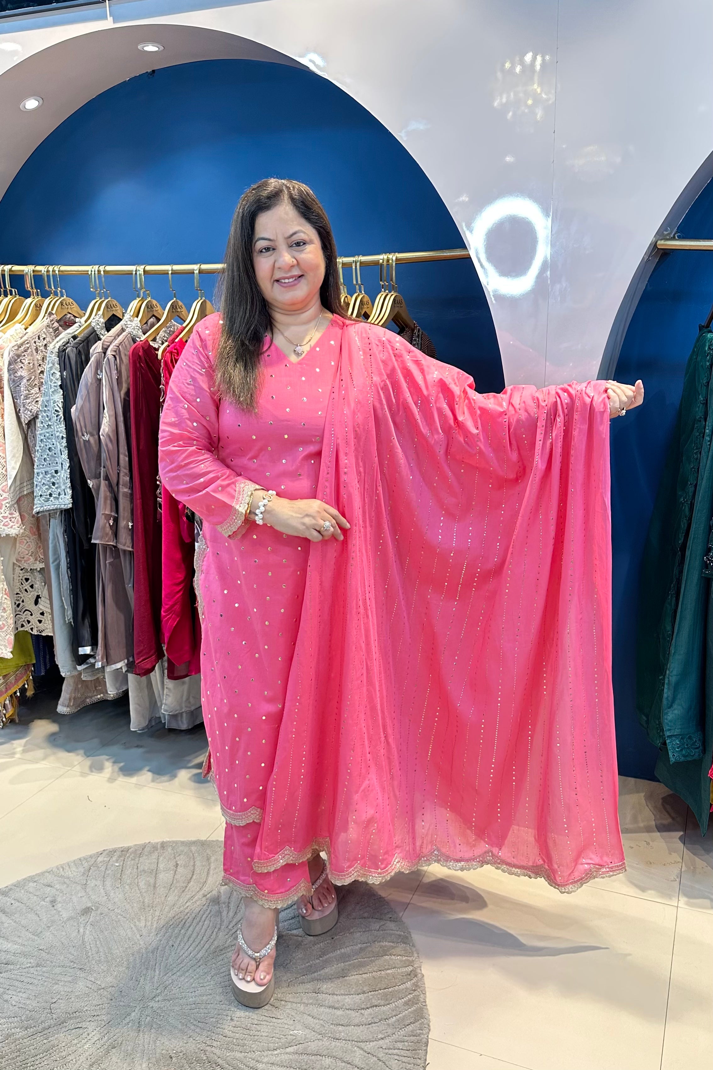 3pc Partywear Suit With Heavy Dupatta