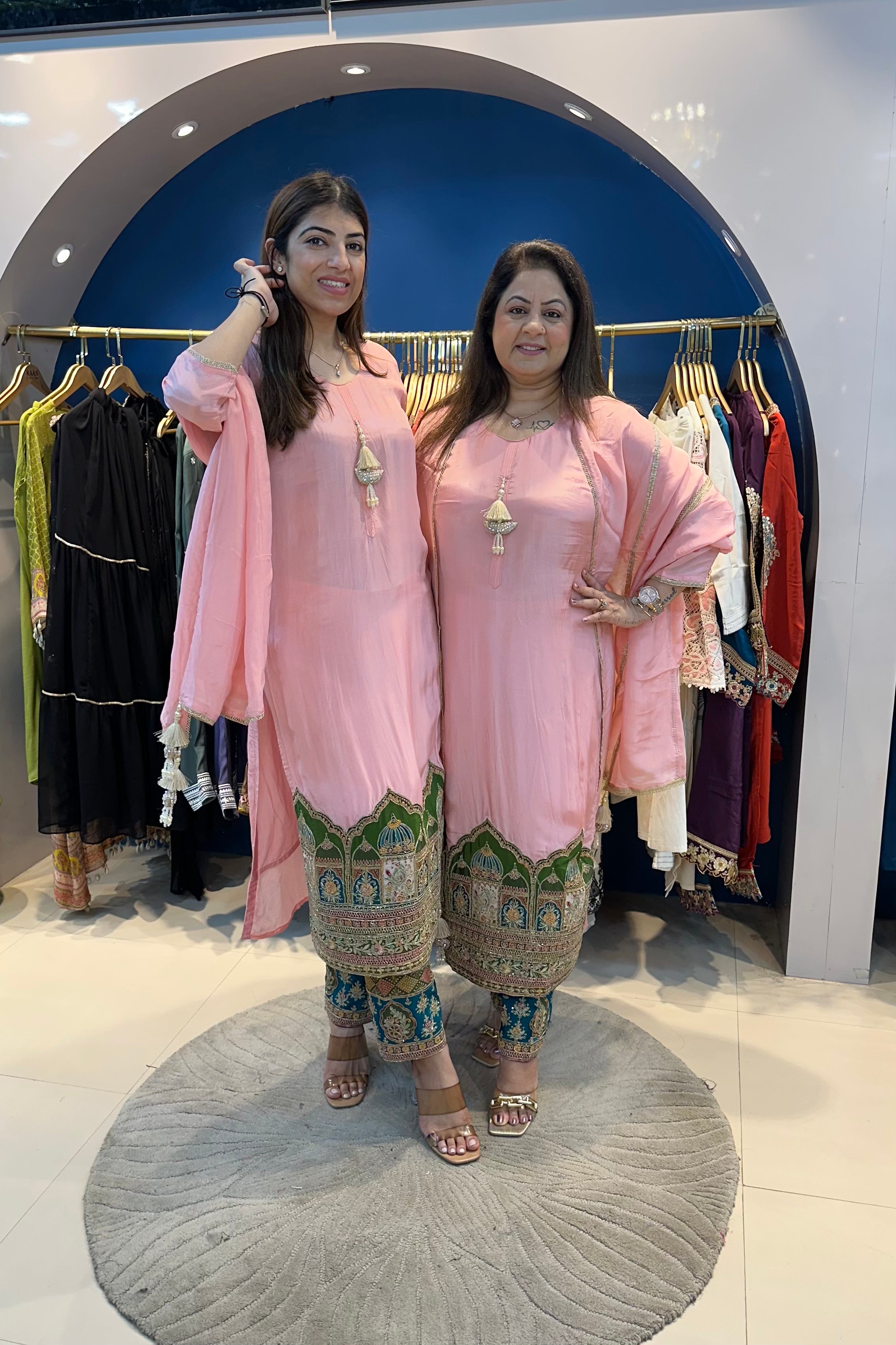 3pc Premium Silk Pakistani Suit With Organza Dupatta