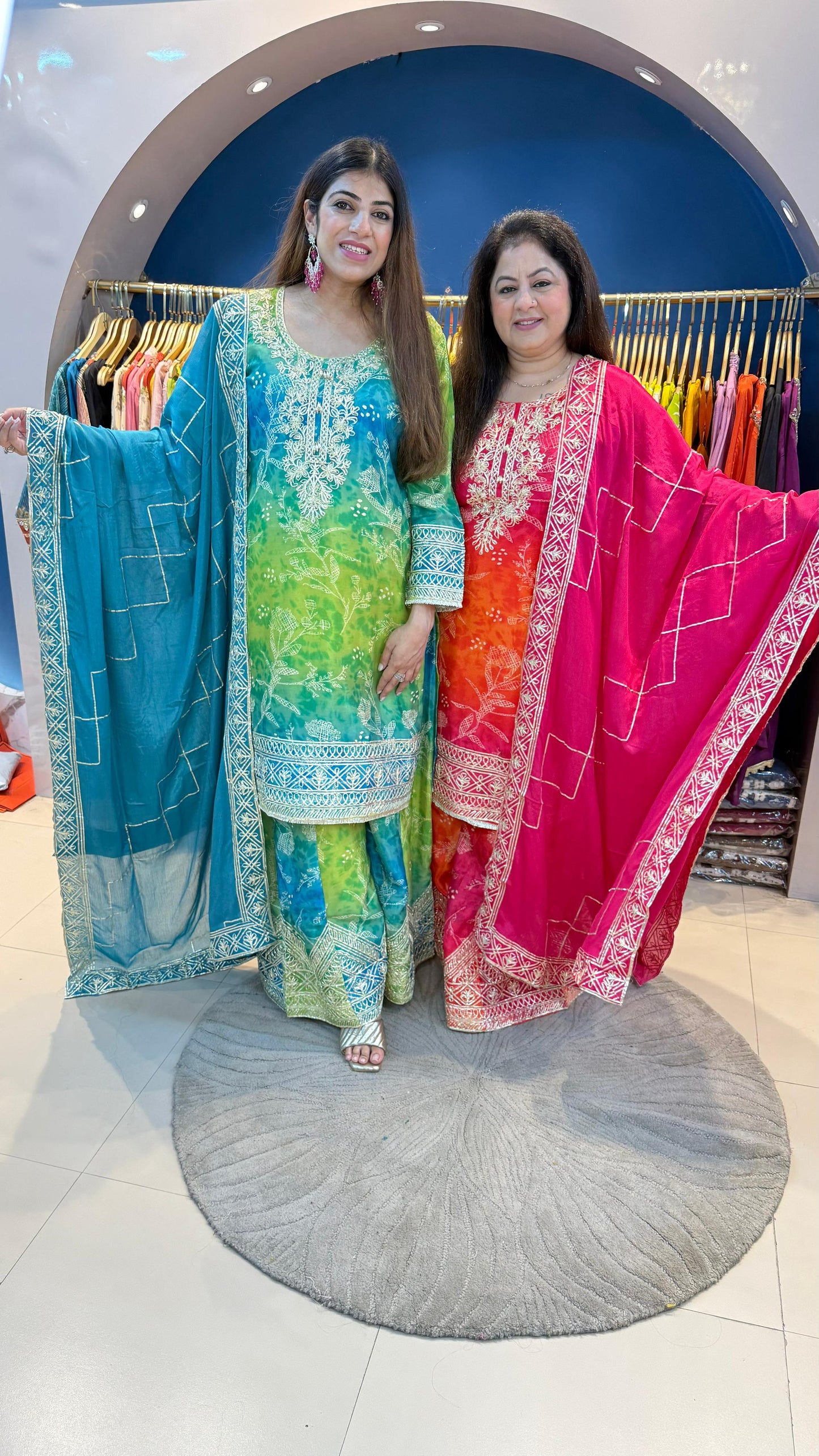 Partywear 3 pc gota sharara set Free size