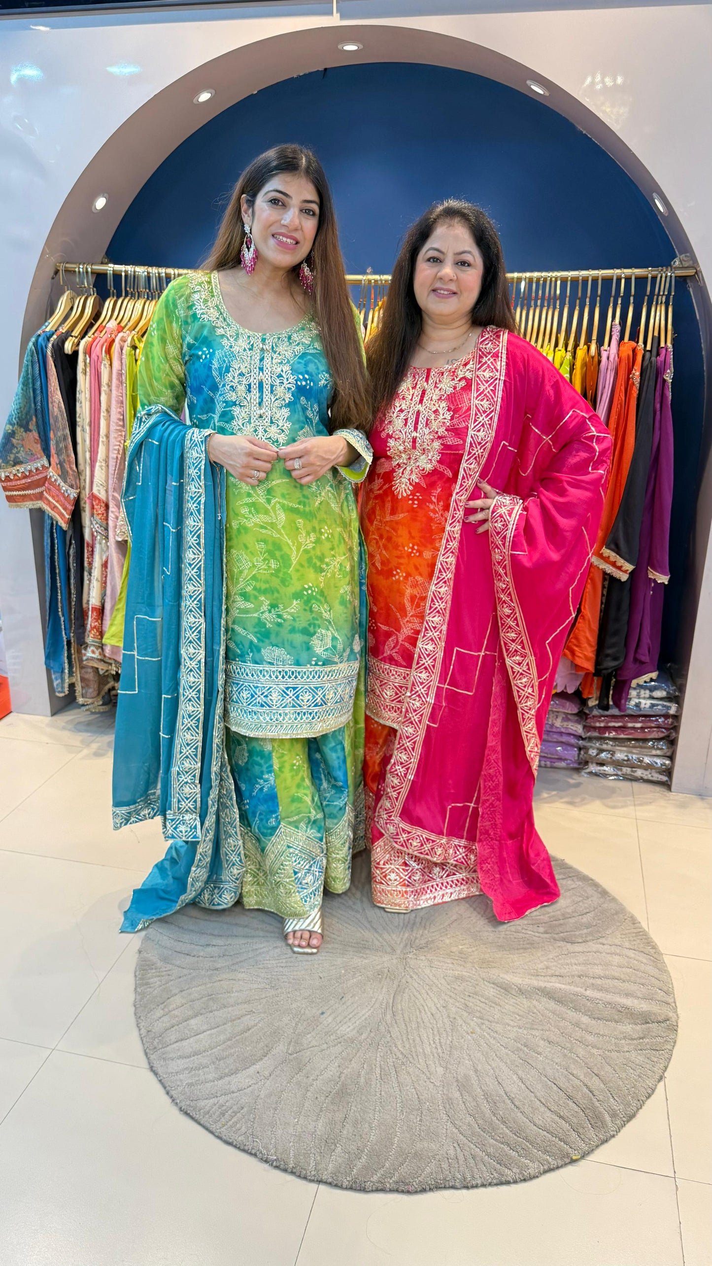 Partywear 3 pc gota sharara set Free size