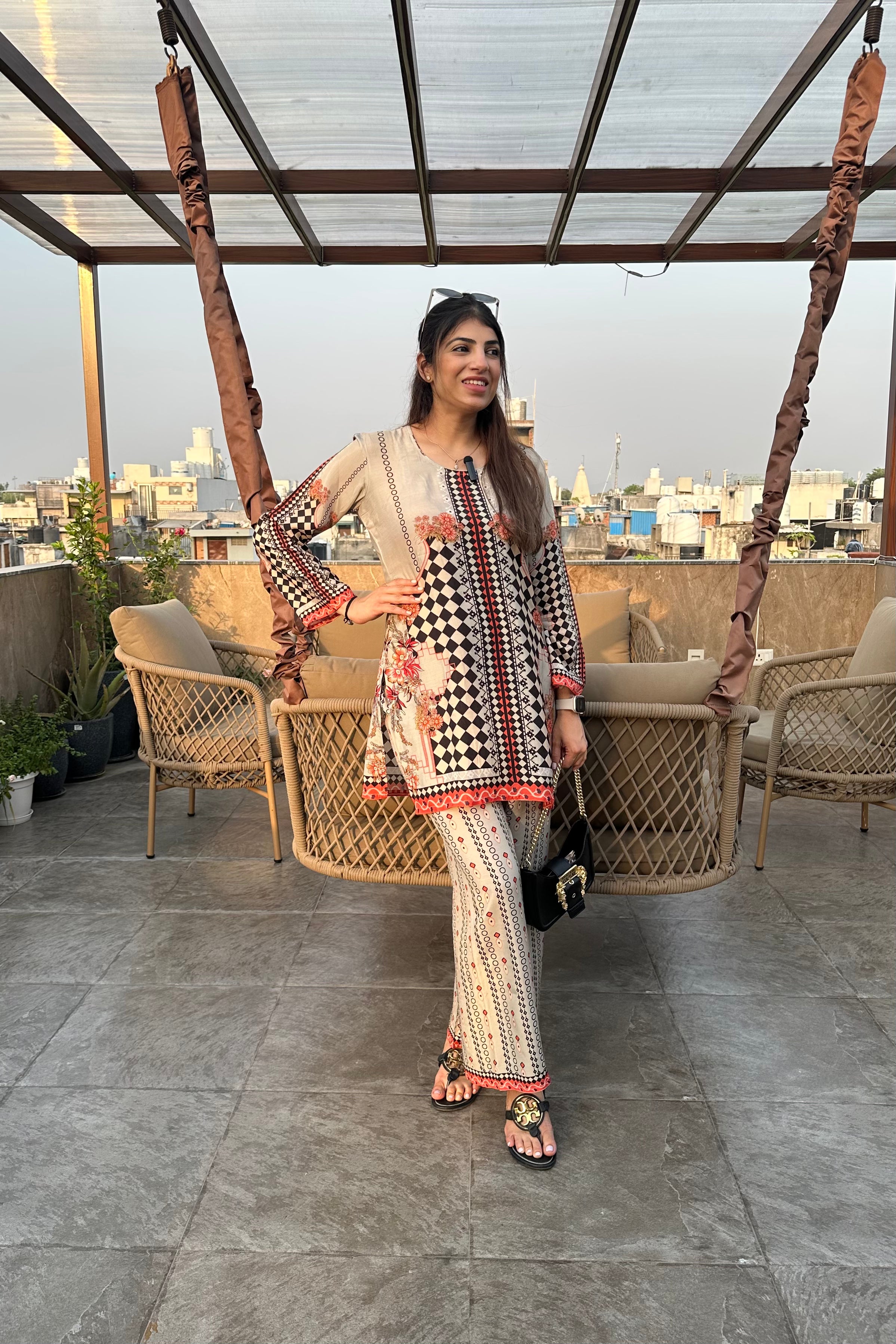 2pc Cotton-Muslin Pakistani Printed Co-ord Set