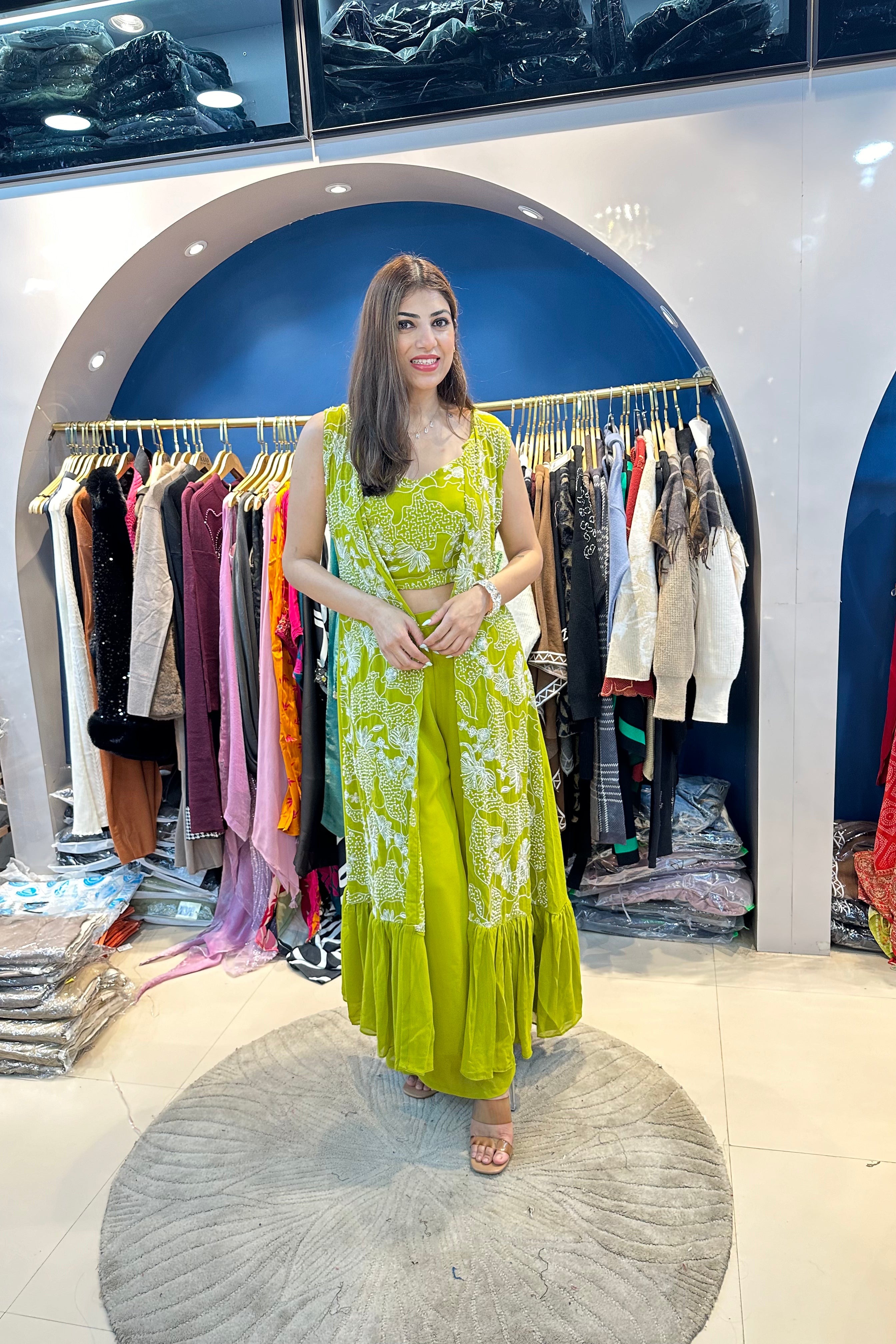 Partywear 3pc Indo-western