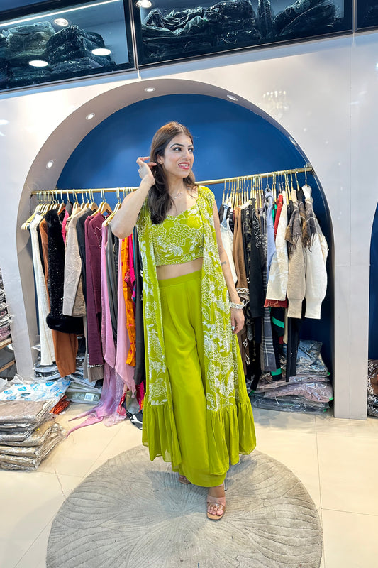 Partywear 3pc Indo-western