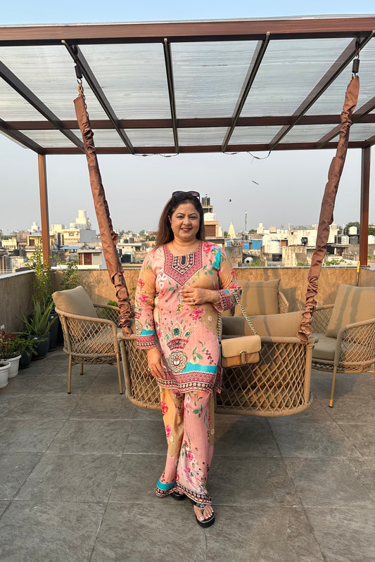 2pc Muslin-Cotton Co-ord Set
