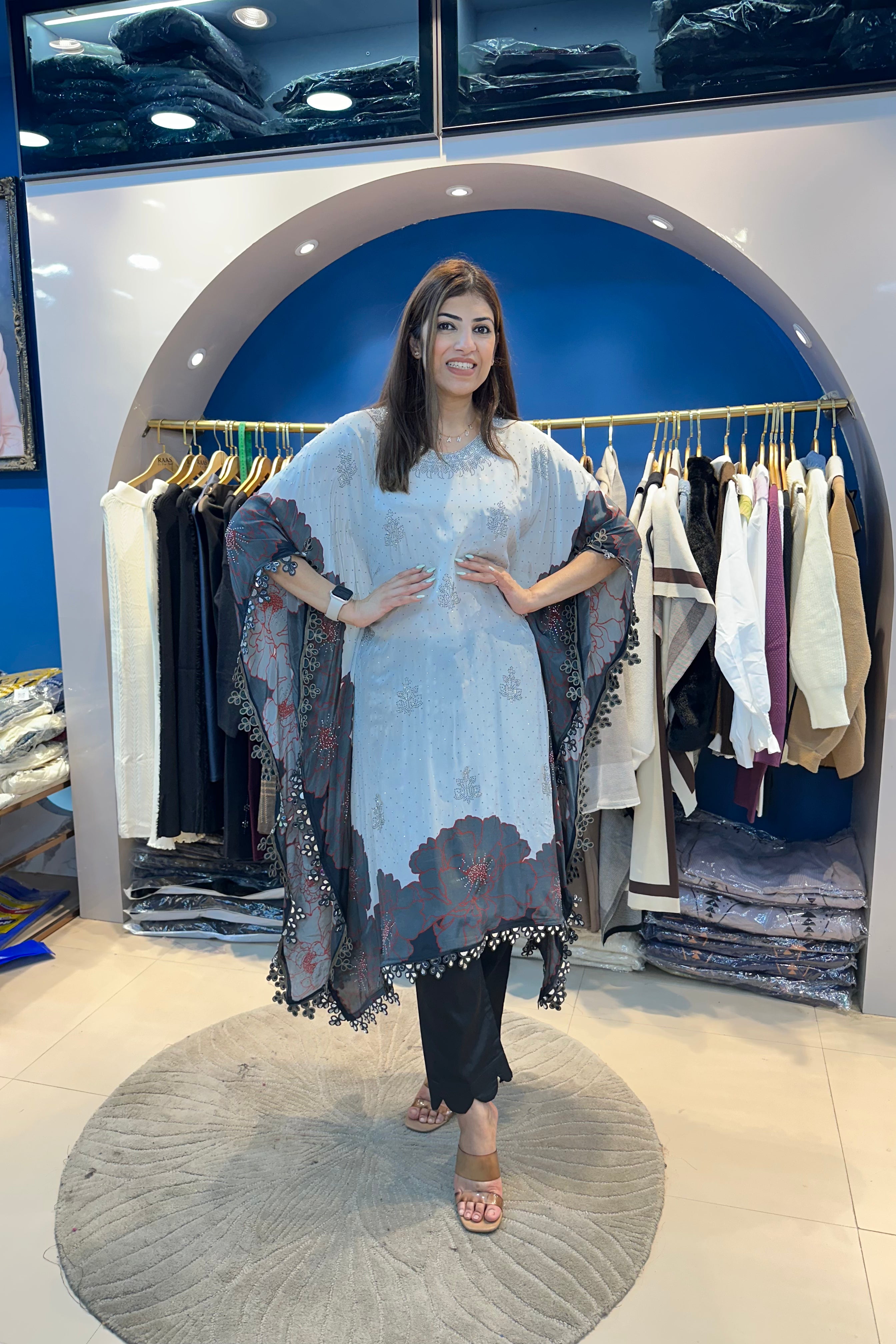 2pc Partywear Kaftan Set – Raas by Riya