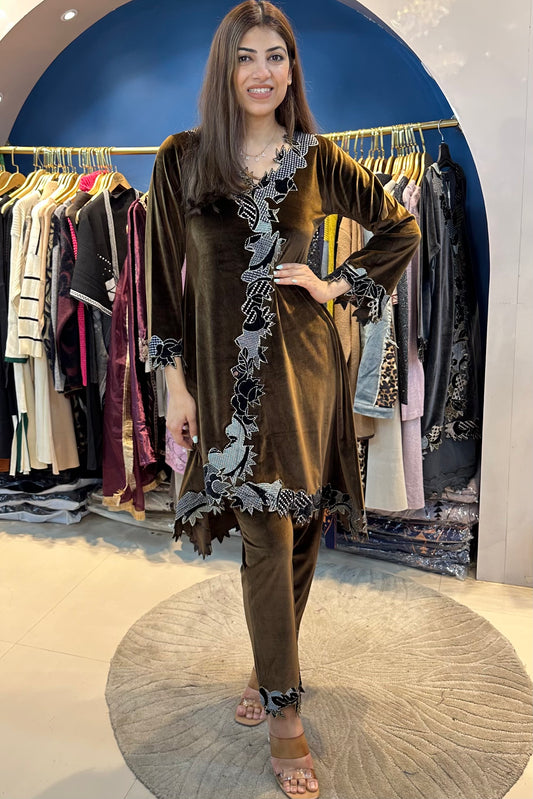 2pc Velvet Co-ord Set