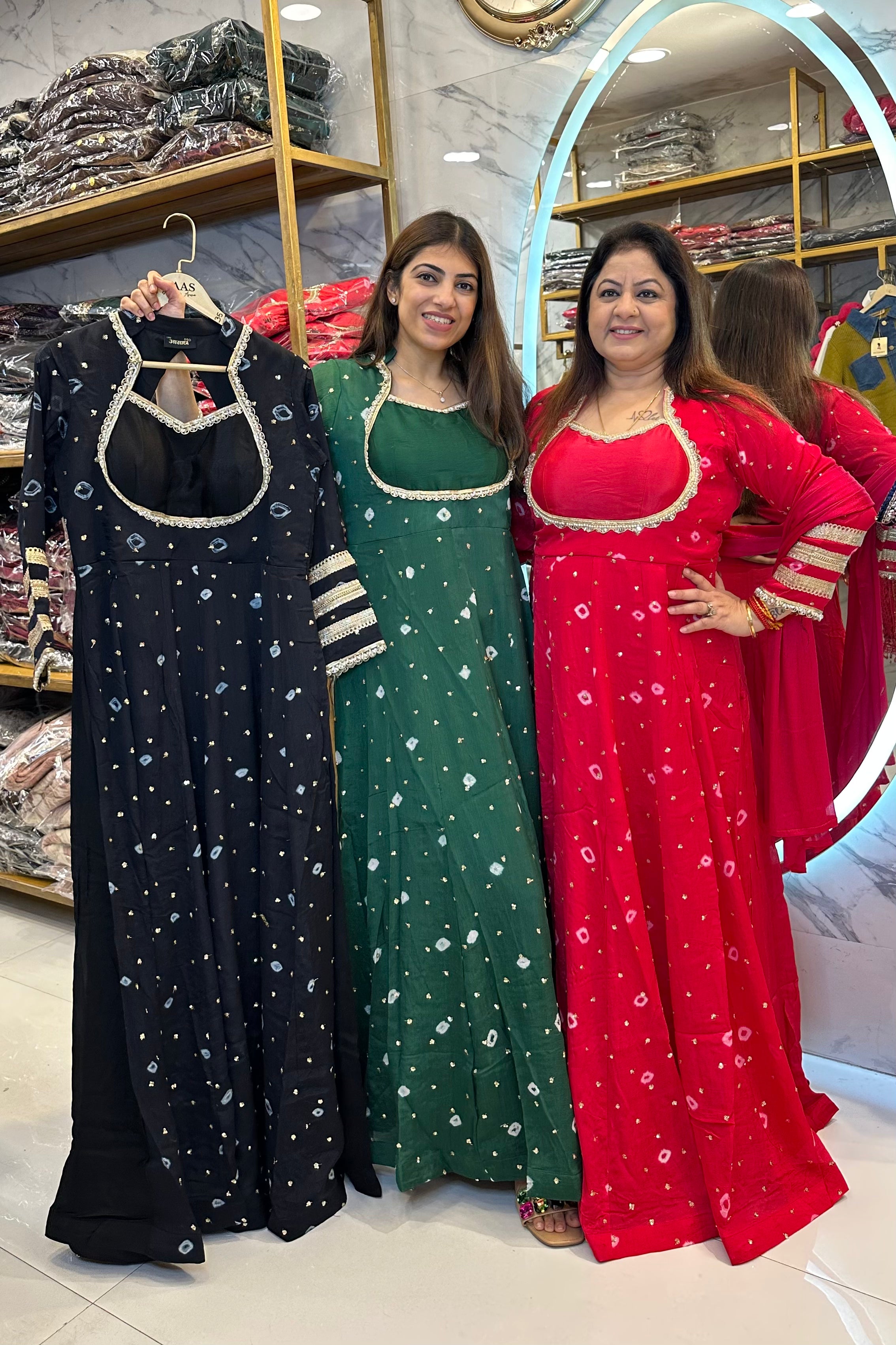 One Piece Badhani Anarkali With dupatta