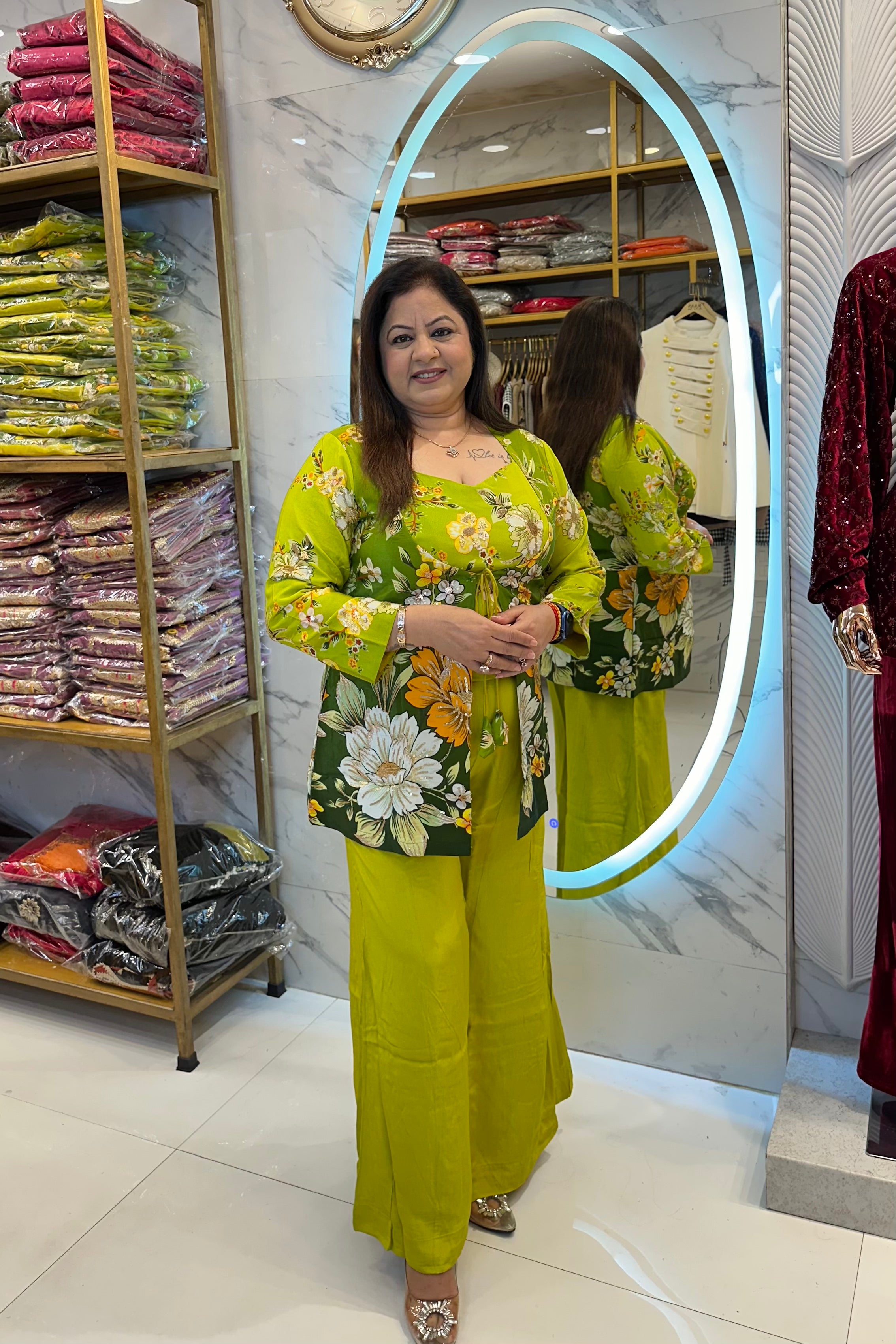 3pc Partywear Indo-western