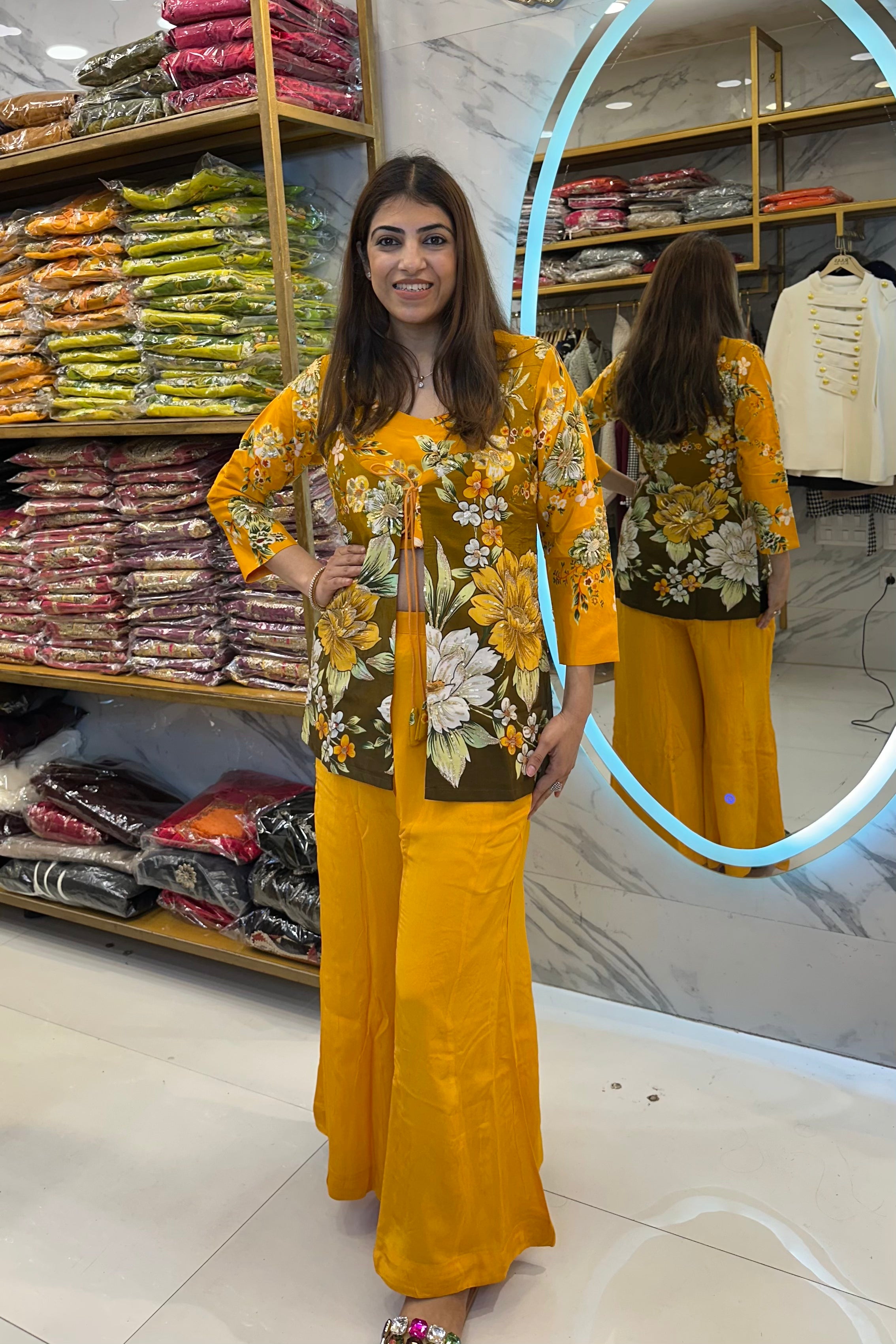 3pc Partywear Indo-western