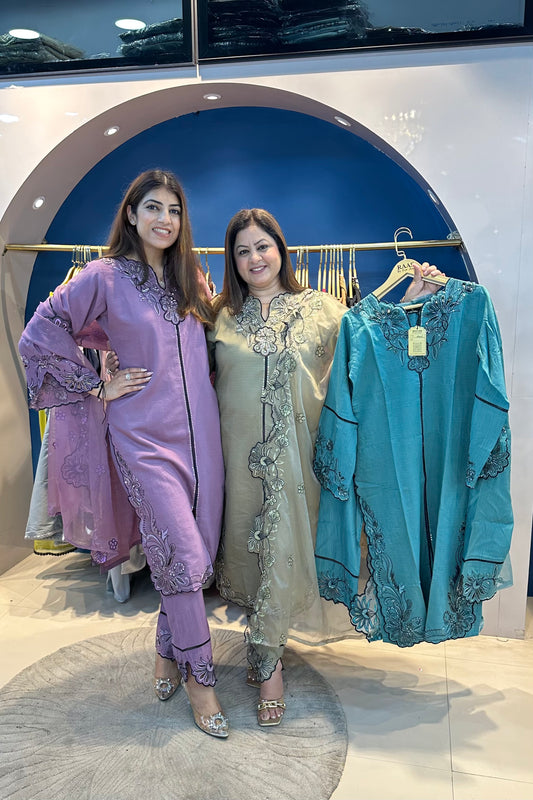 3pc Partywear Pakistani Suit