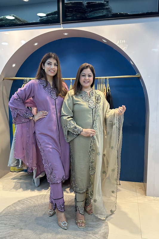 3pc Partywear Pakistani Suit