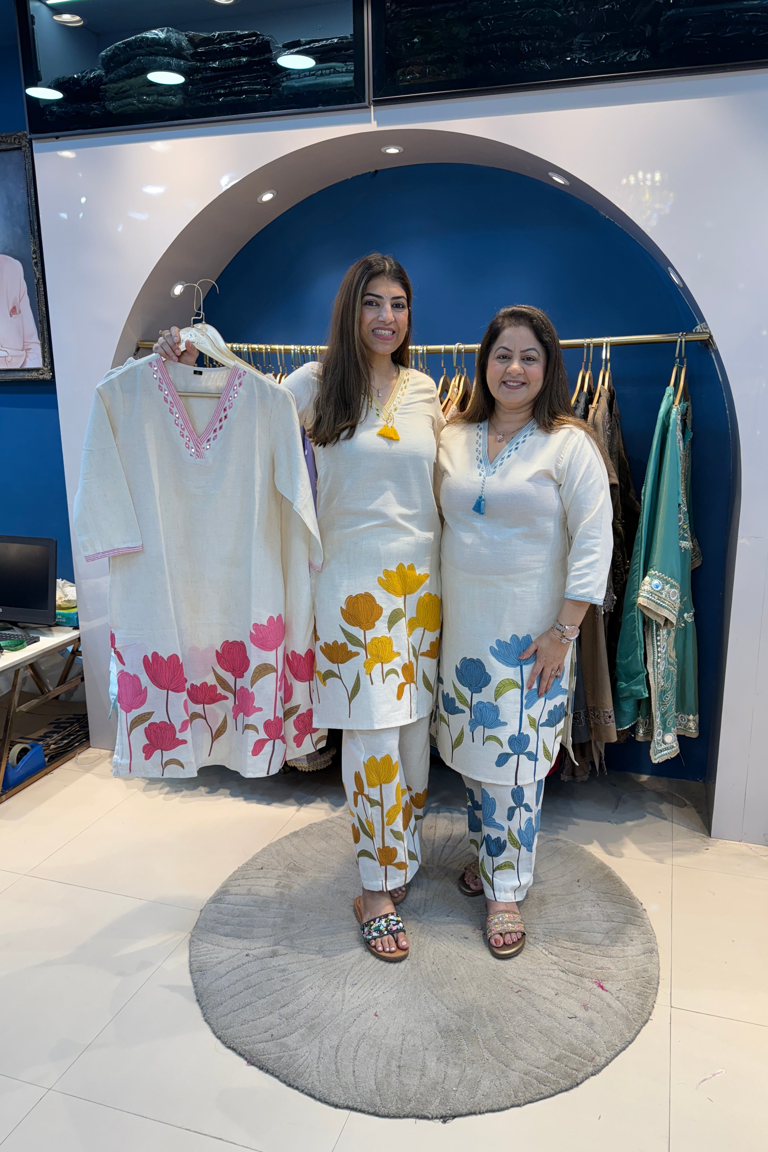 2pc Khadi Cotton Co-ord Set – Raas by Riya