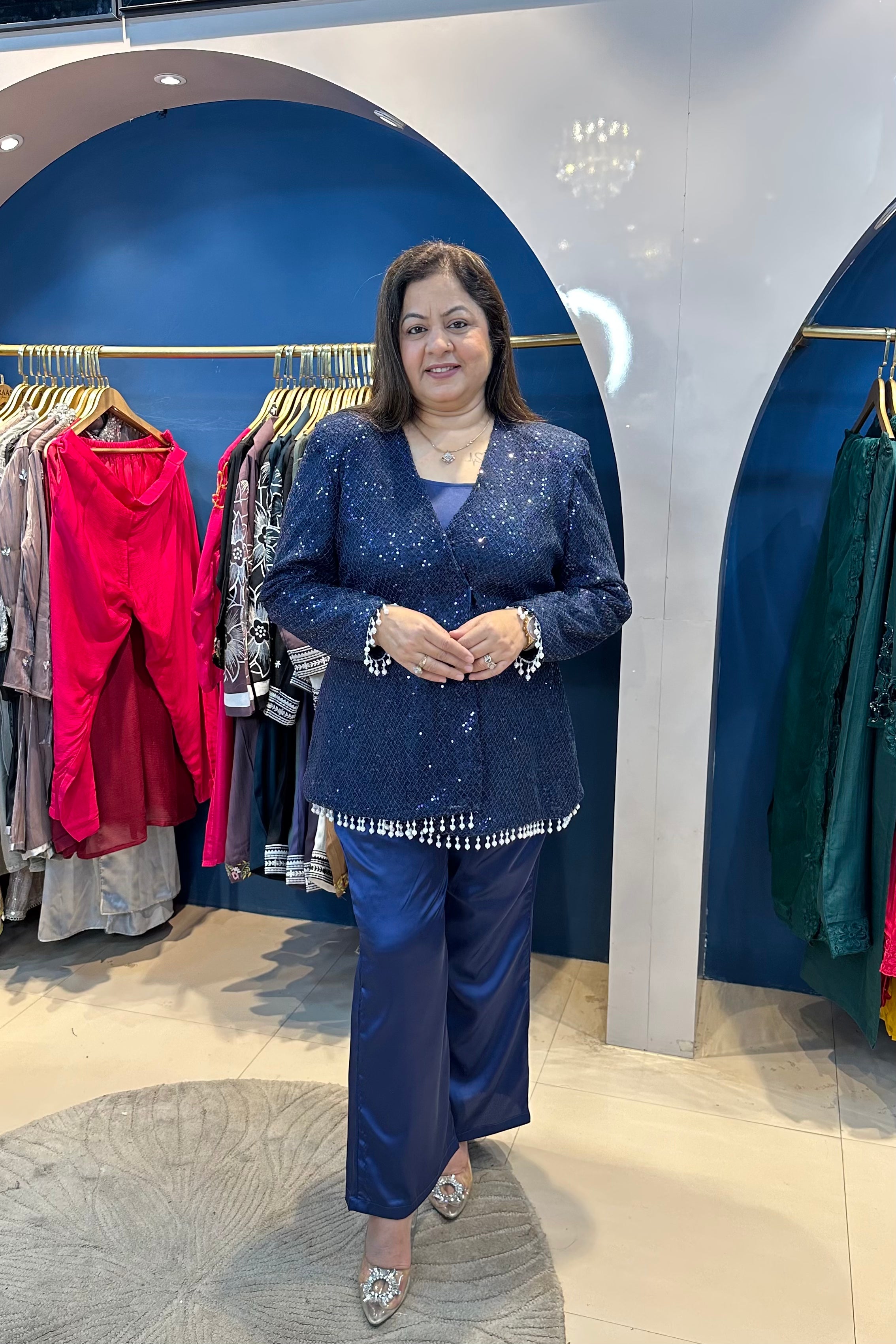 3pc Partywear Indowestern Set