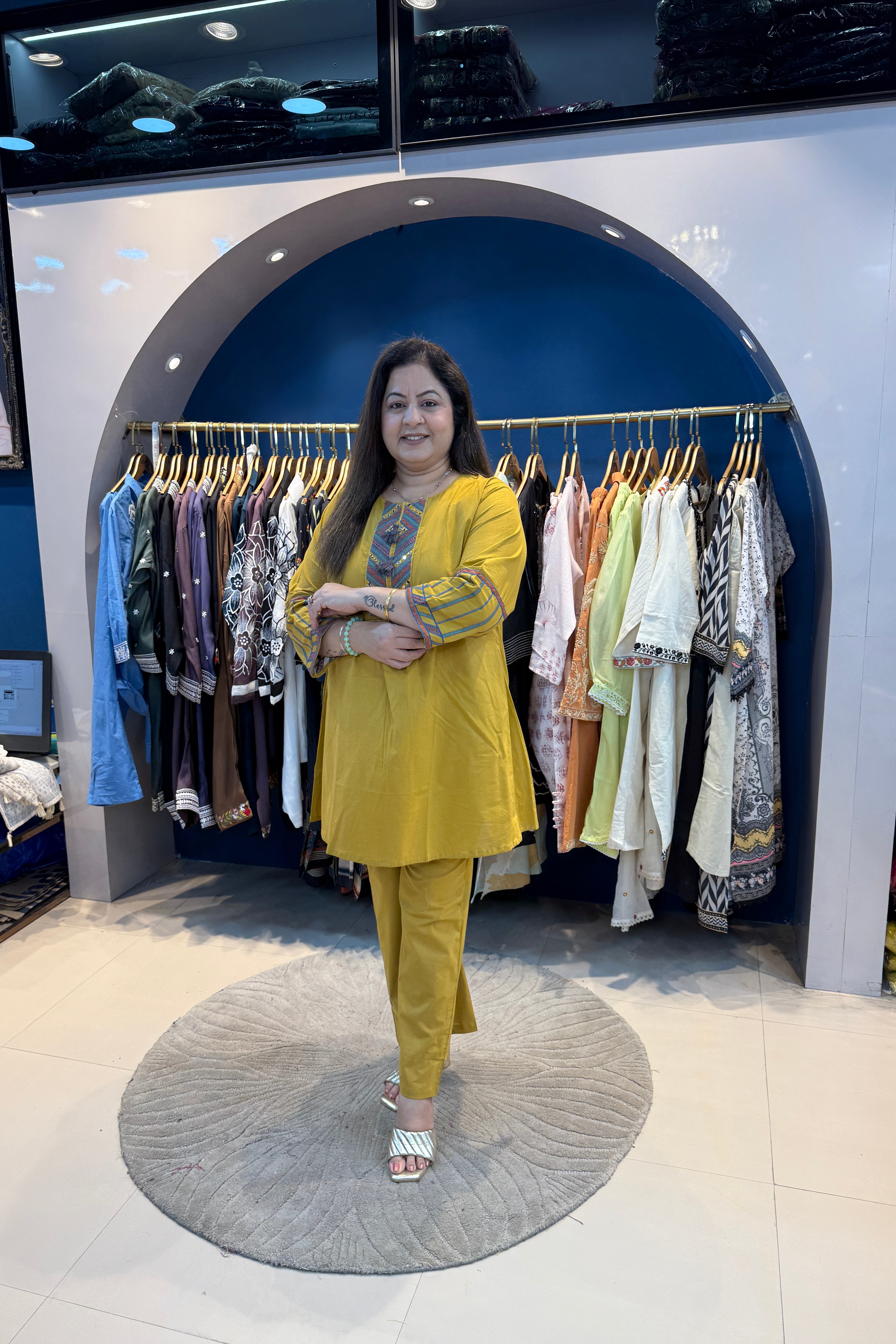 2pc Cotton A-line Co-ord Set