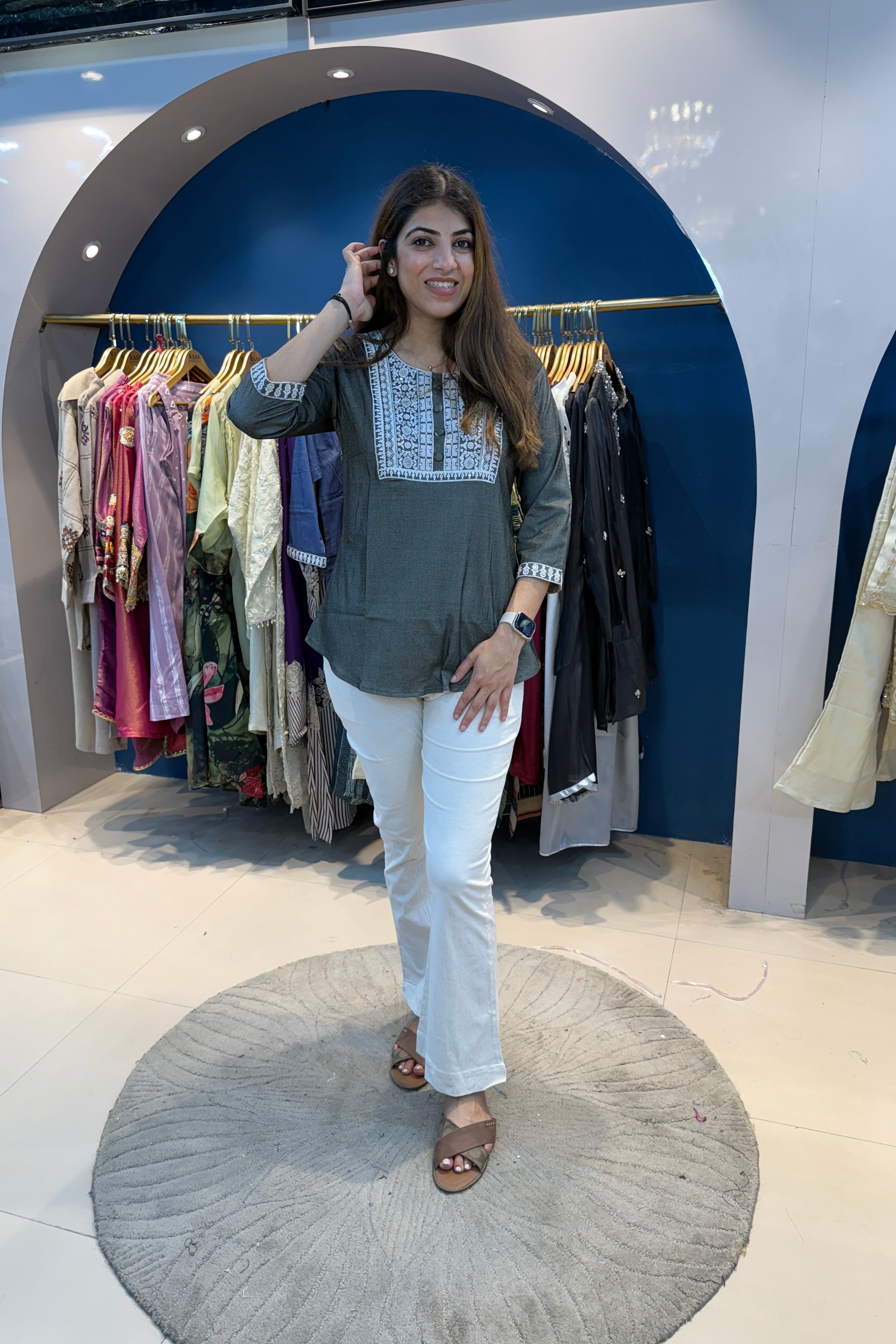 Stretchable Denim Shirt (Only Shirt)