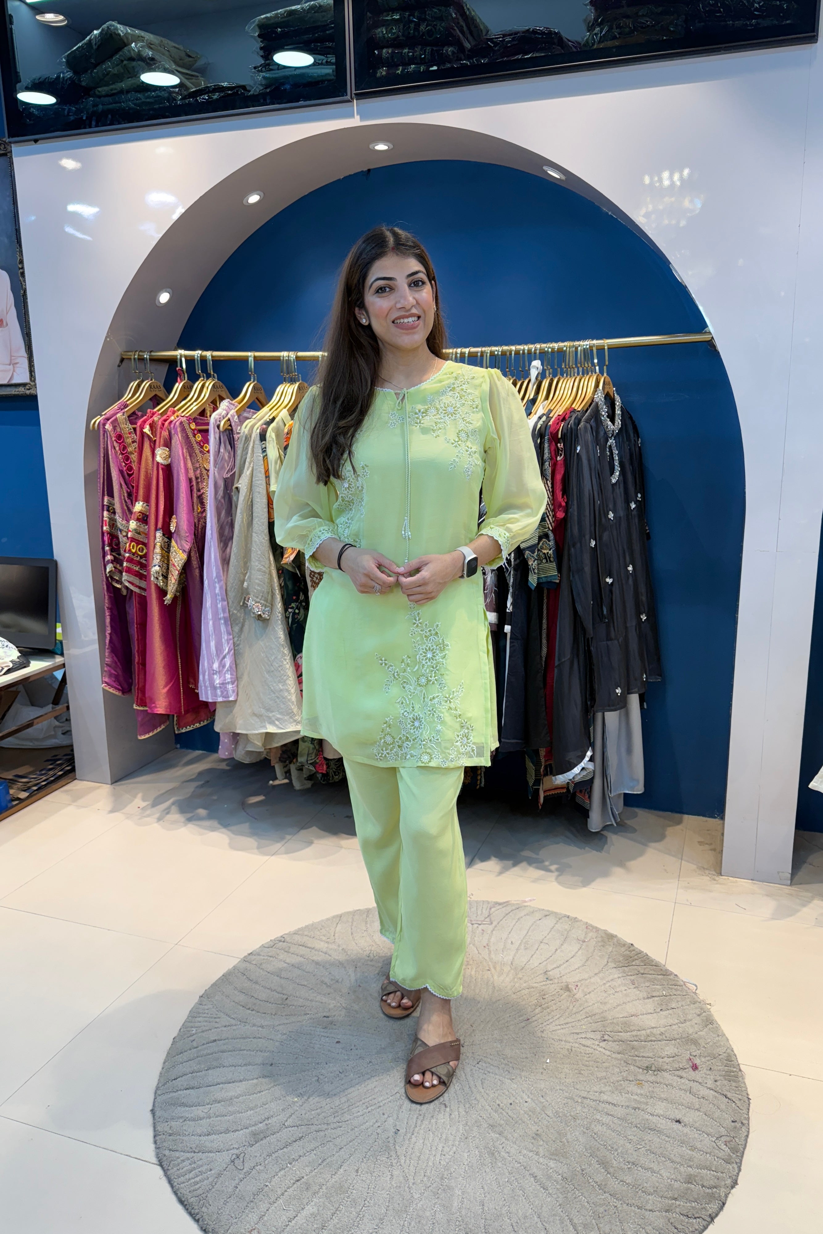 2pc Organza Co-ord Set