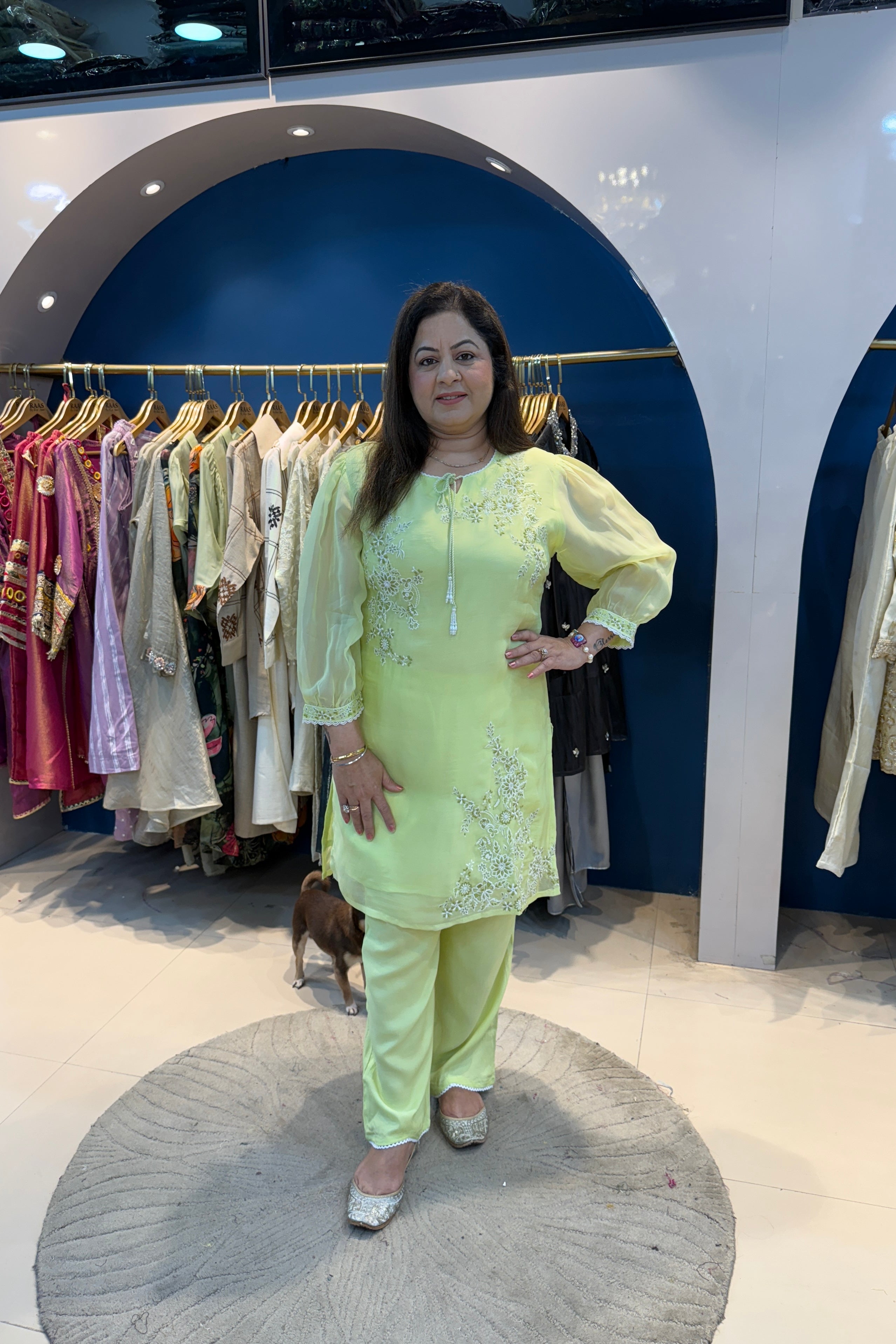 2pc Organza Co-ord Set