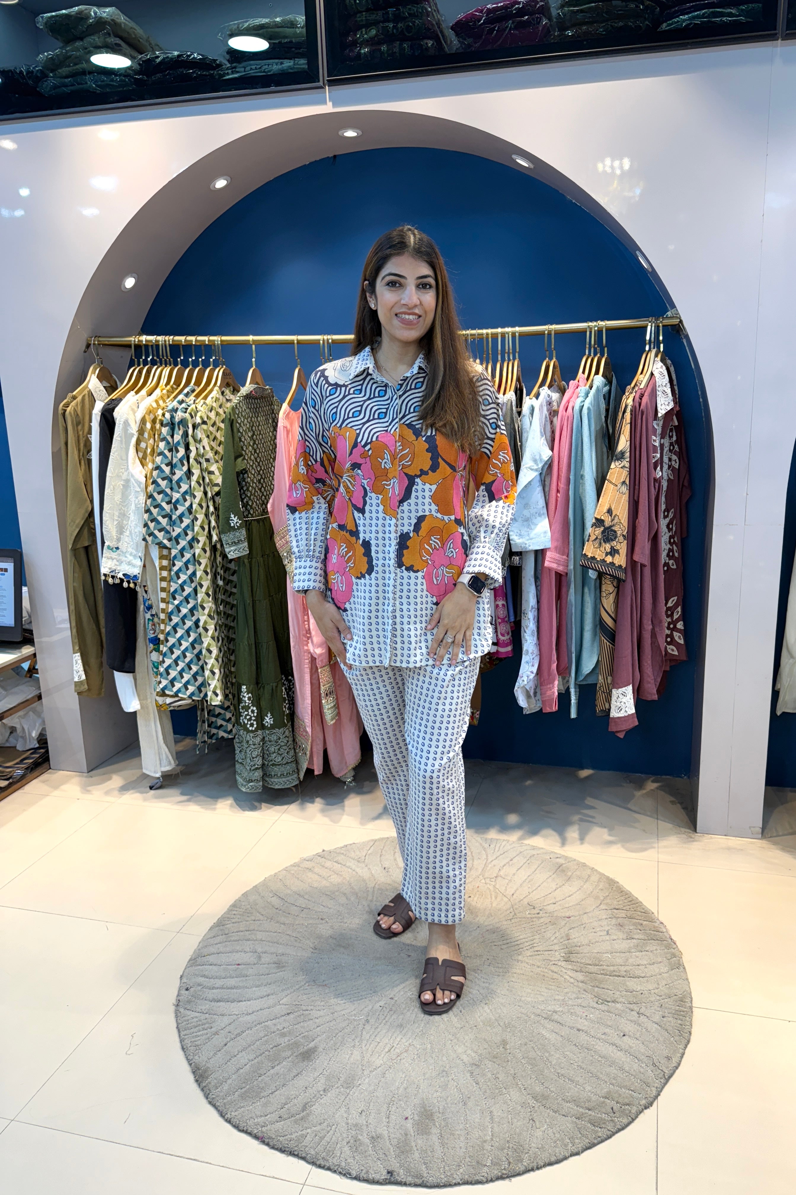 2pc Cotton Printed Co-ord Set