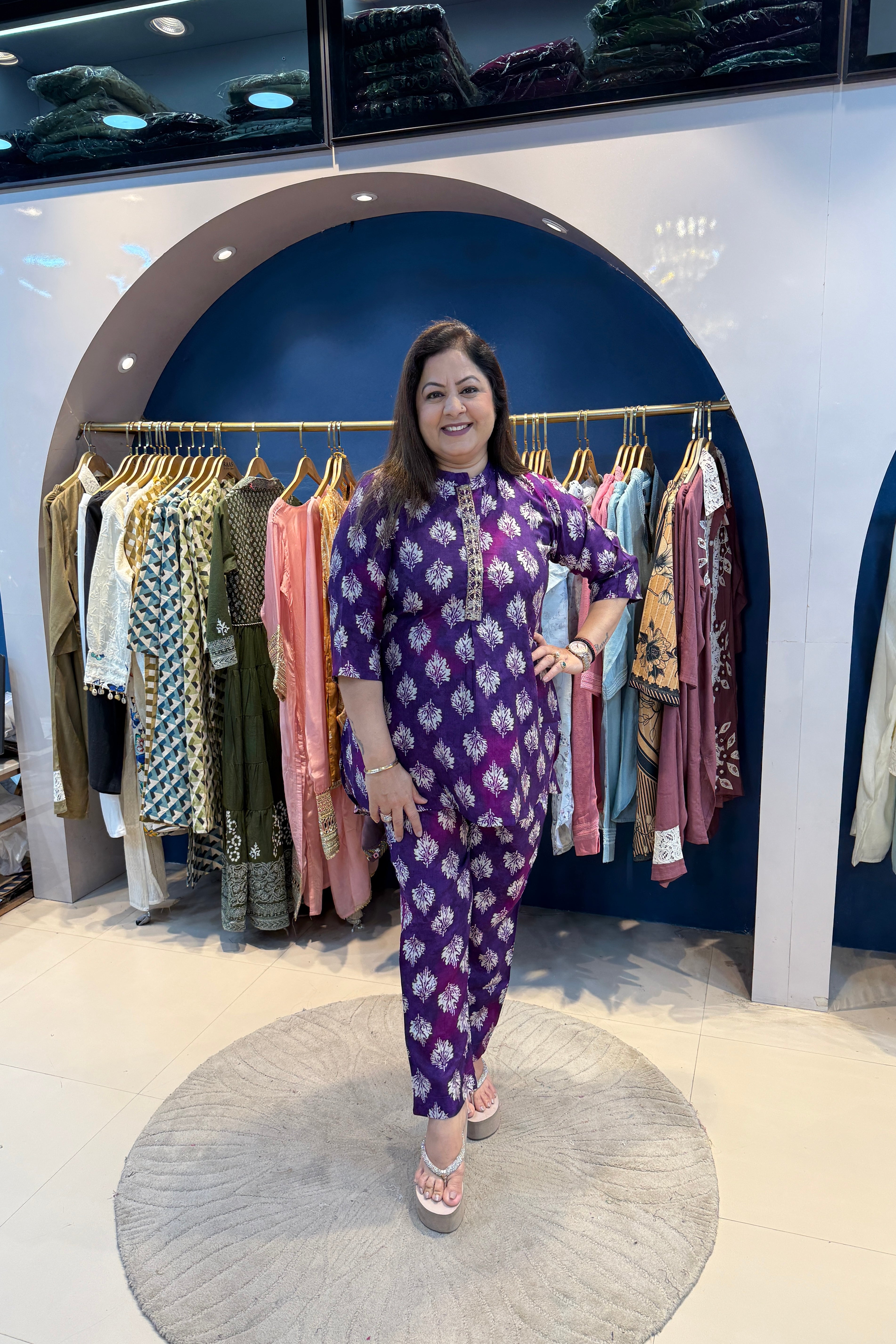 2pc Cotton Printed Co-ord Set