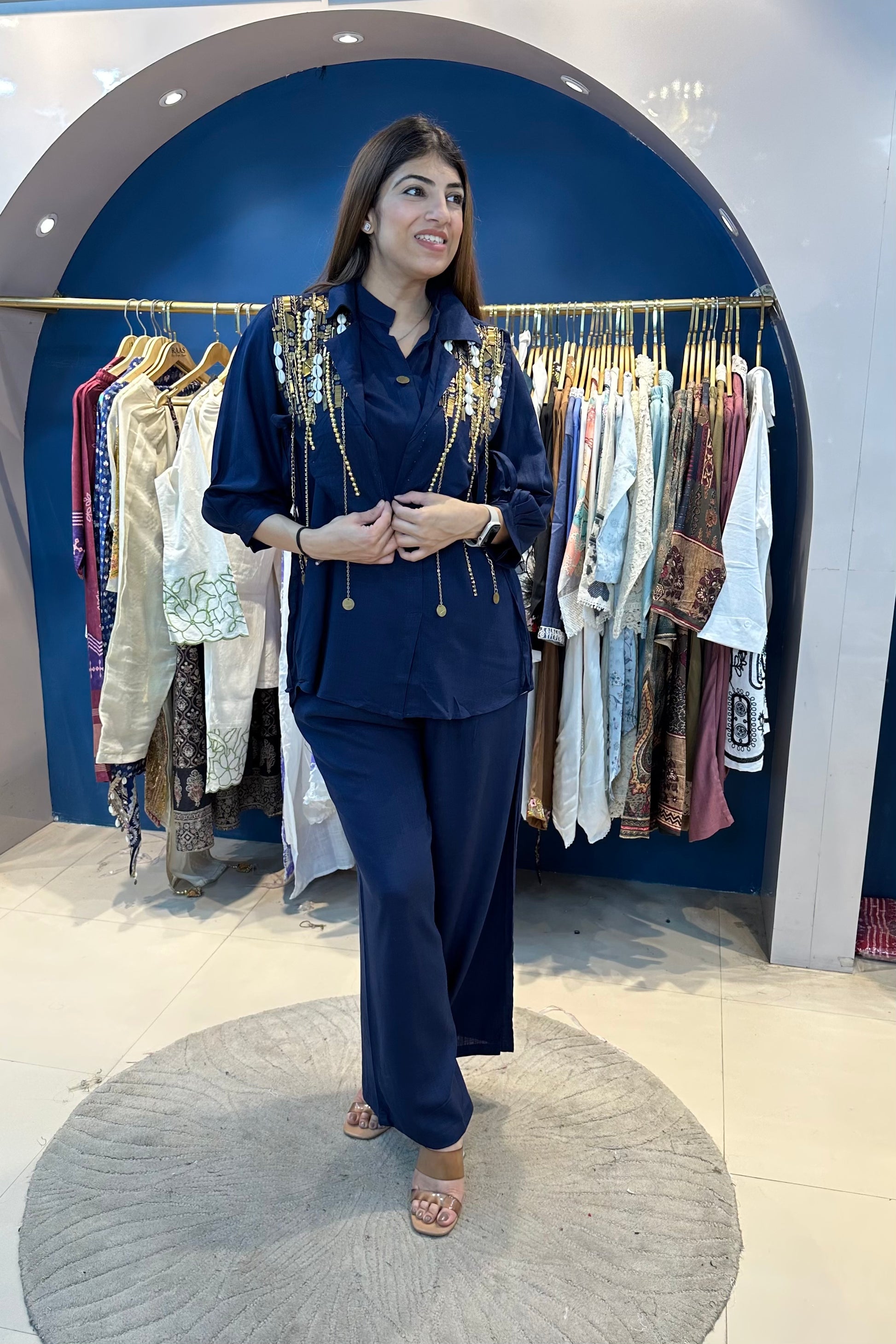 2pc Cotton Partywear Co-ord Set – Raas by Riya
