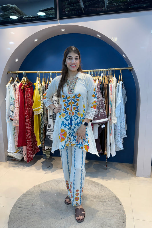2pc Cotton A-line Co-ord Set