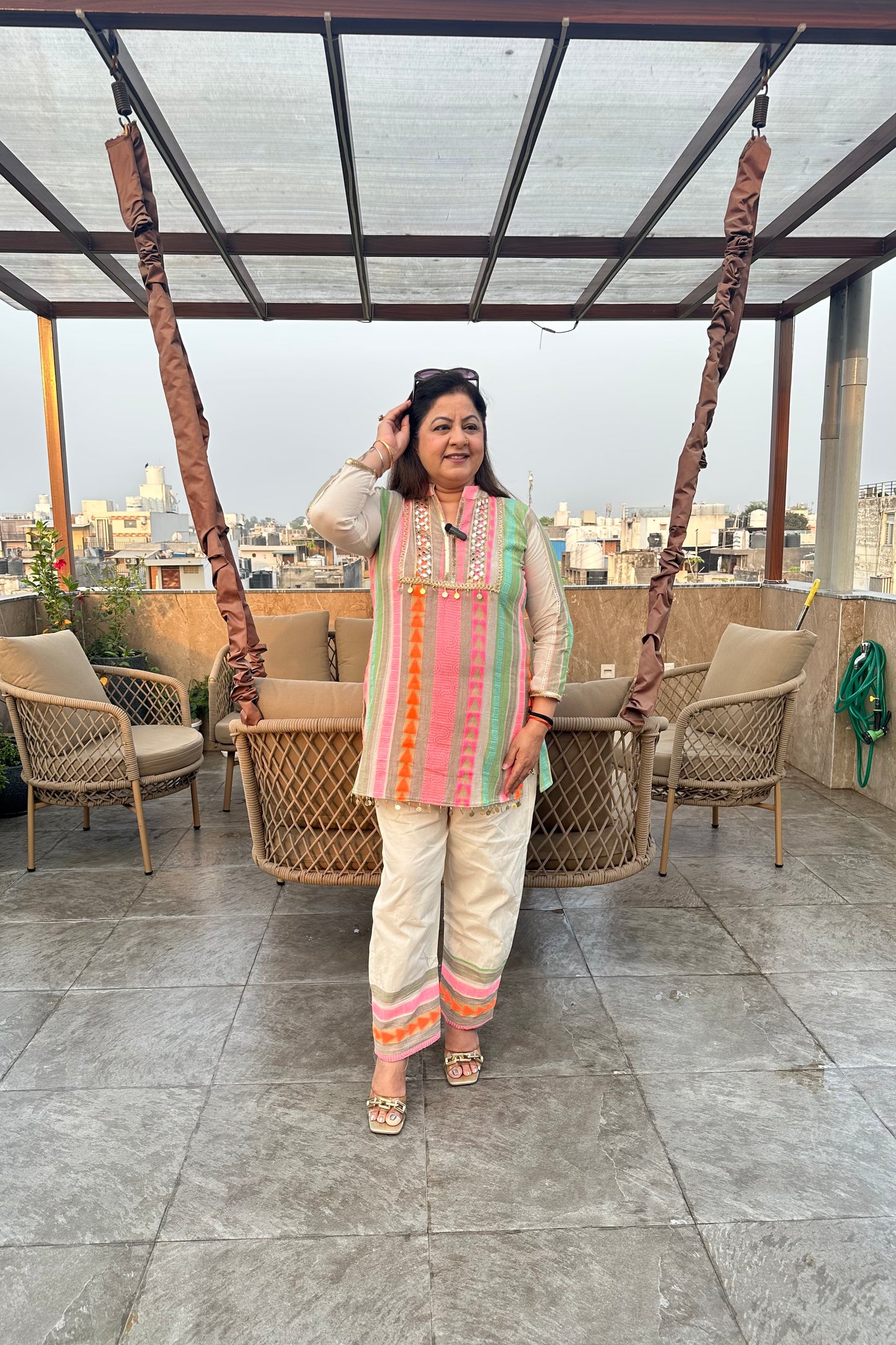 2pc Cotton-Handloom Pakistani Co-ord Set