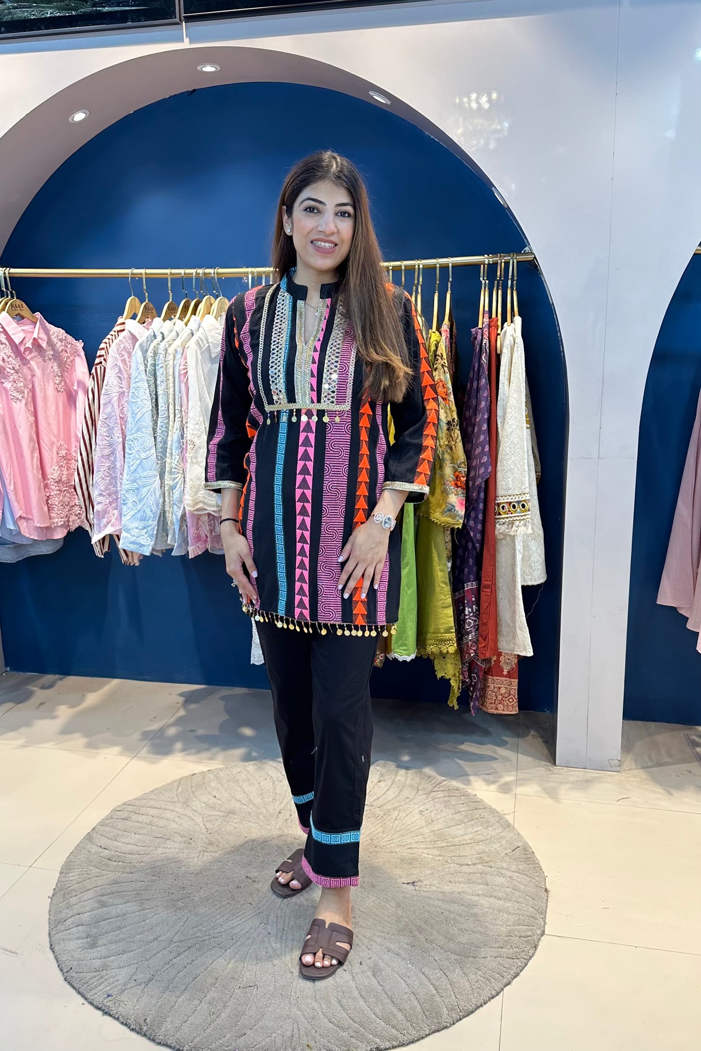 2pc Cotton-Handloom Pakistani Co-ord Set