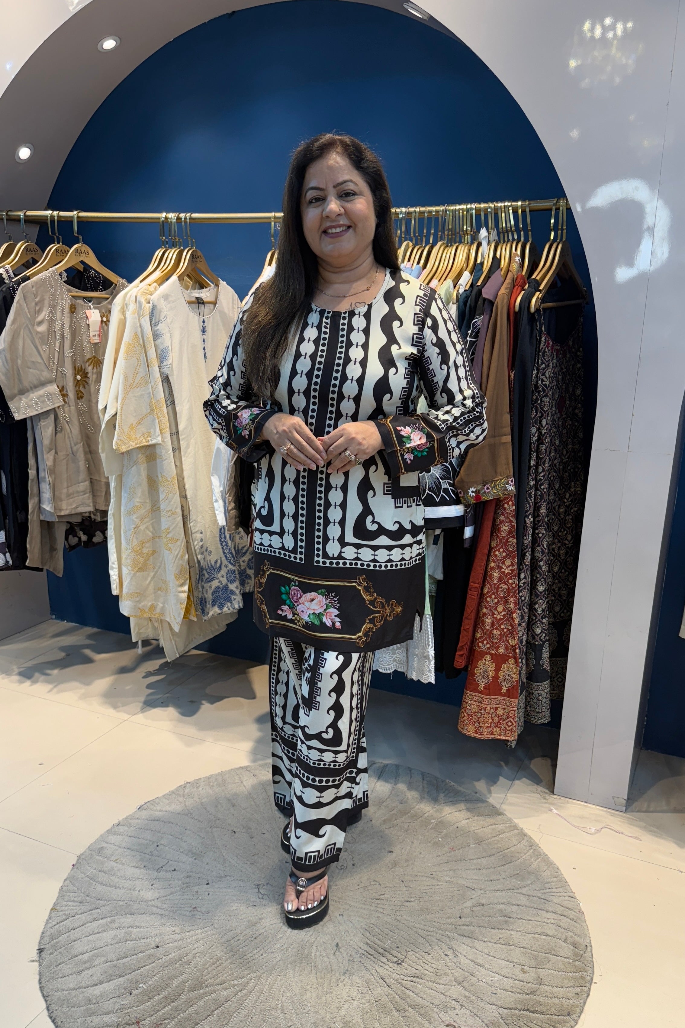 2pc Cotton-Muslin Pakistani Co-ord Set