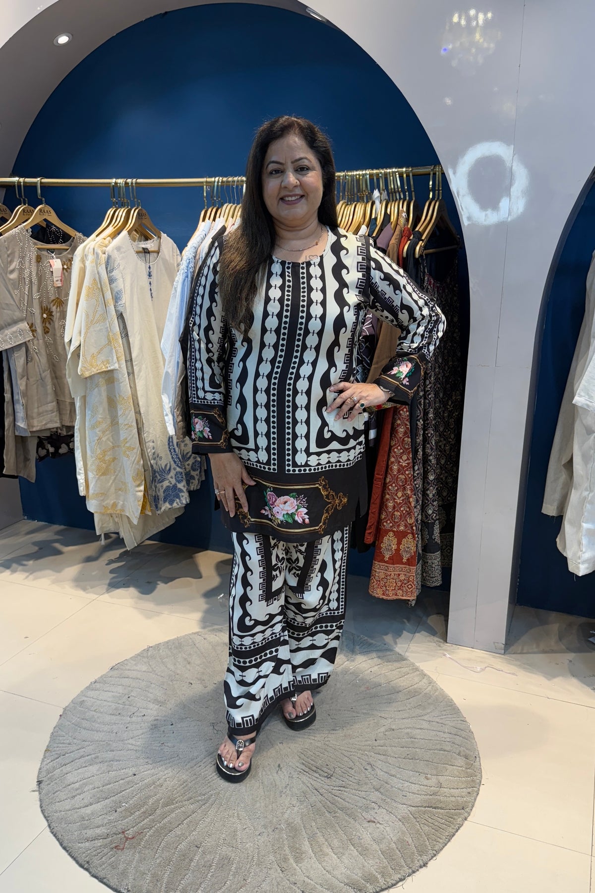 Pakistani Cod Set 2pc Cotton-Muslin Pakistani Co-ord Set β Raas by Riya