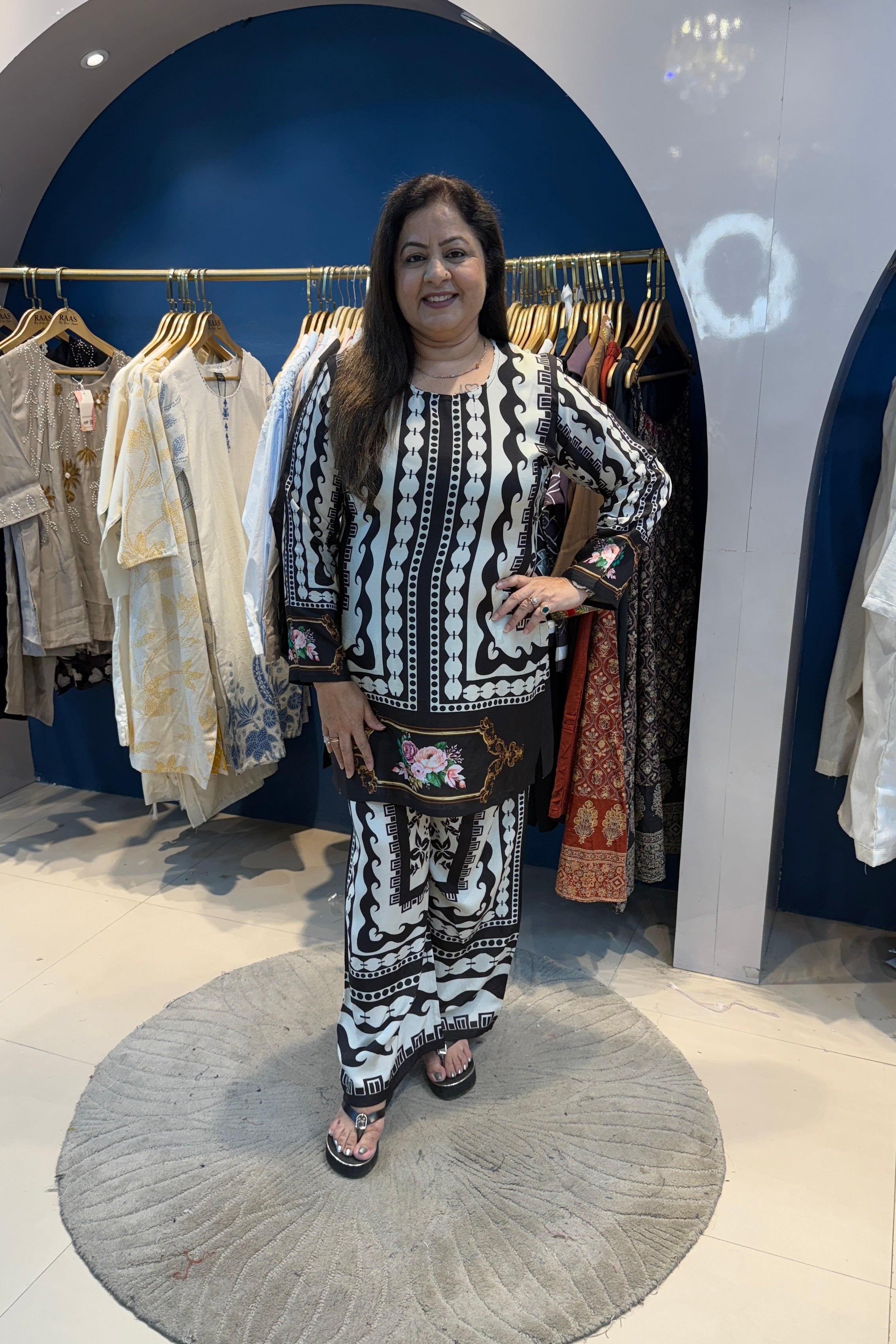 2pc Cotton-Muslin Pakistani Co-ord Set
