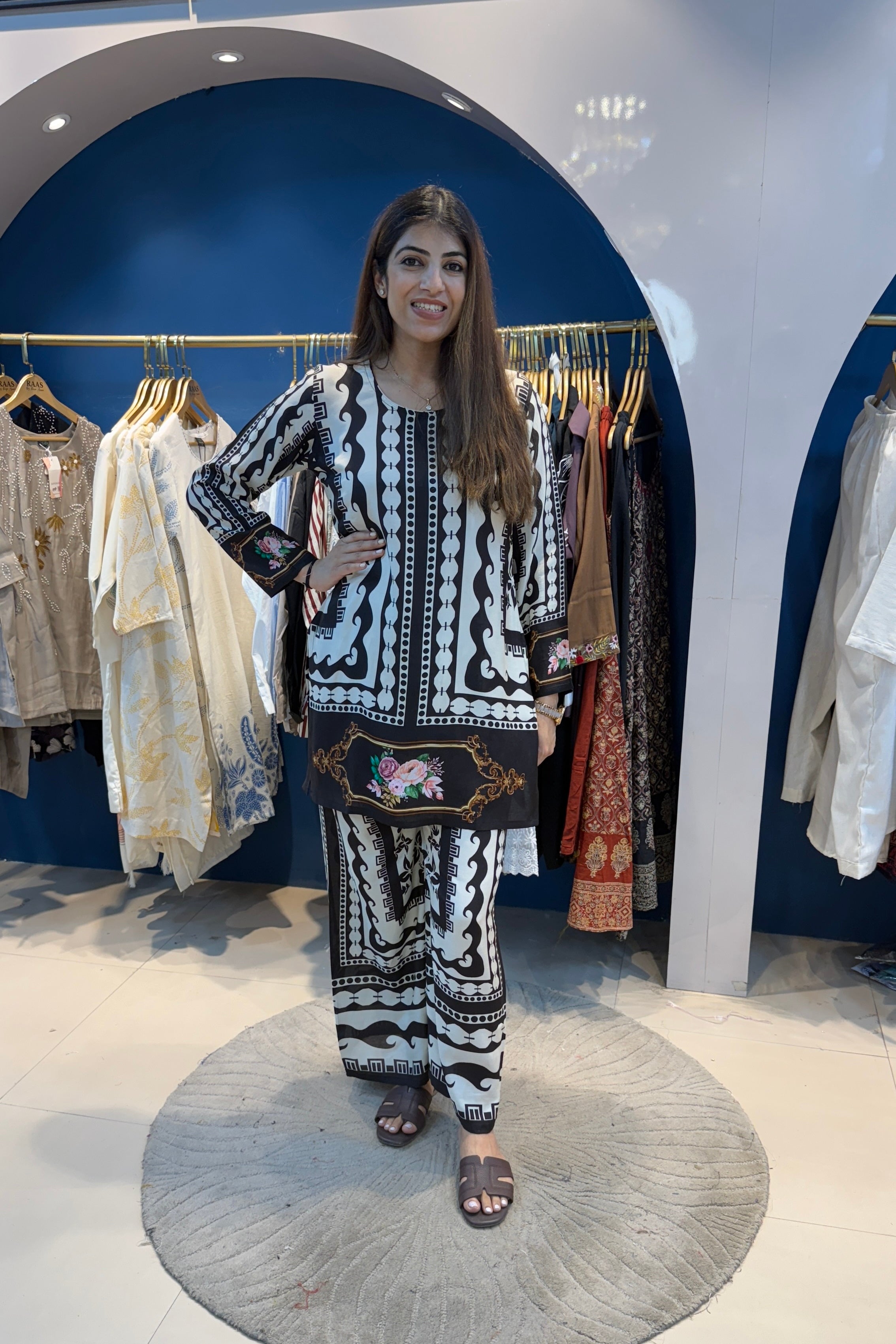 2pc Cotton-Muslin Pakistani Co-ord Set
