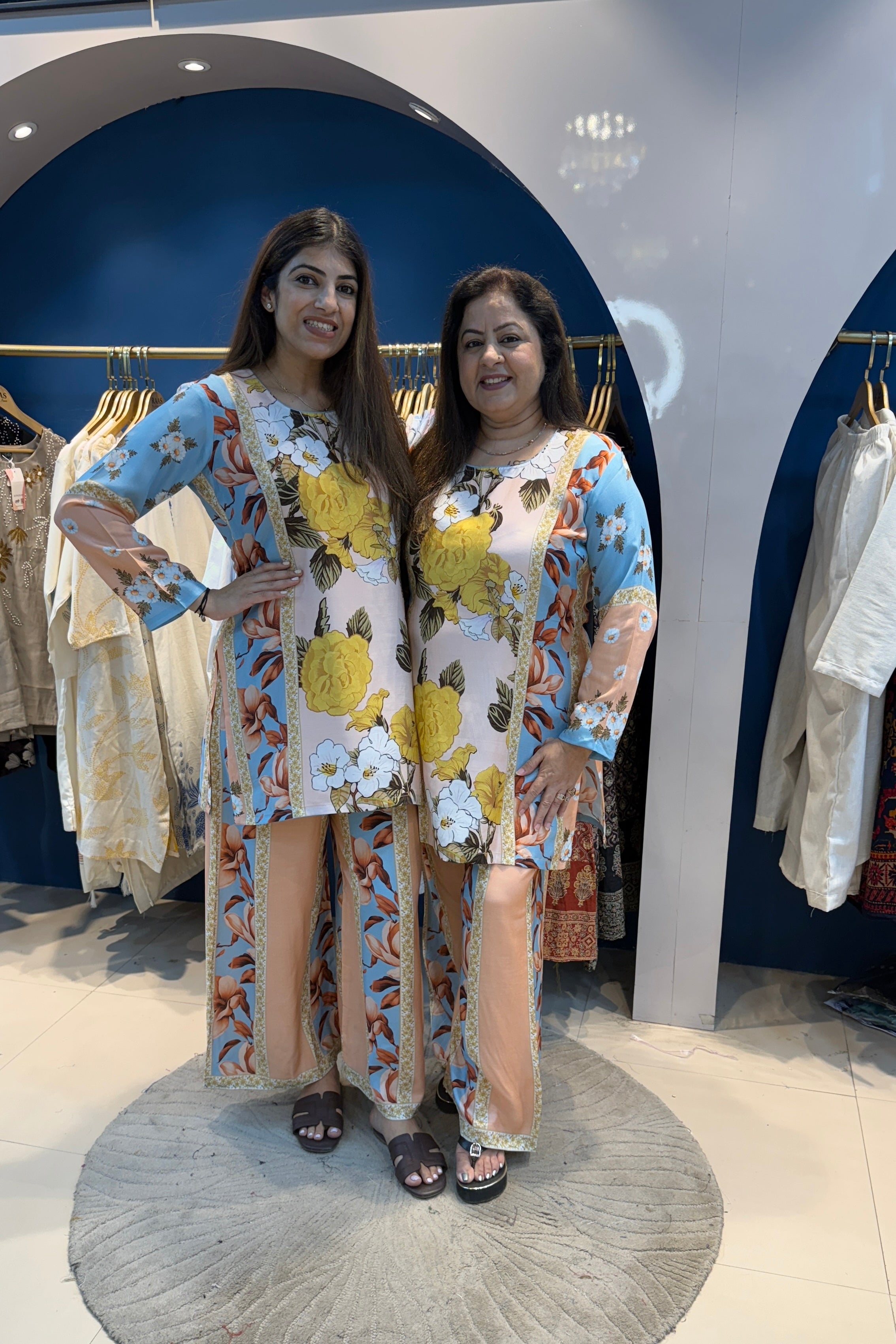 2pc Cotton-Muslin Pakistani Printed Co-ord Set