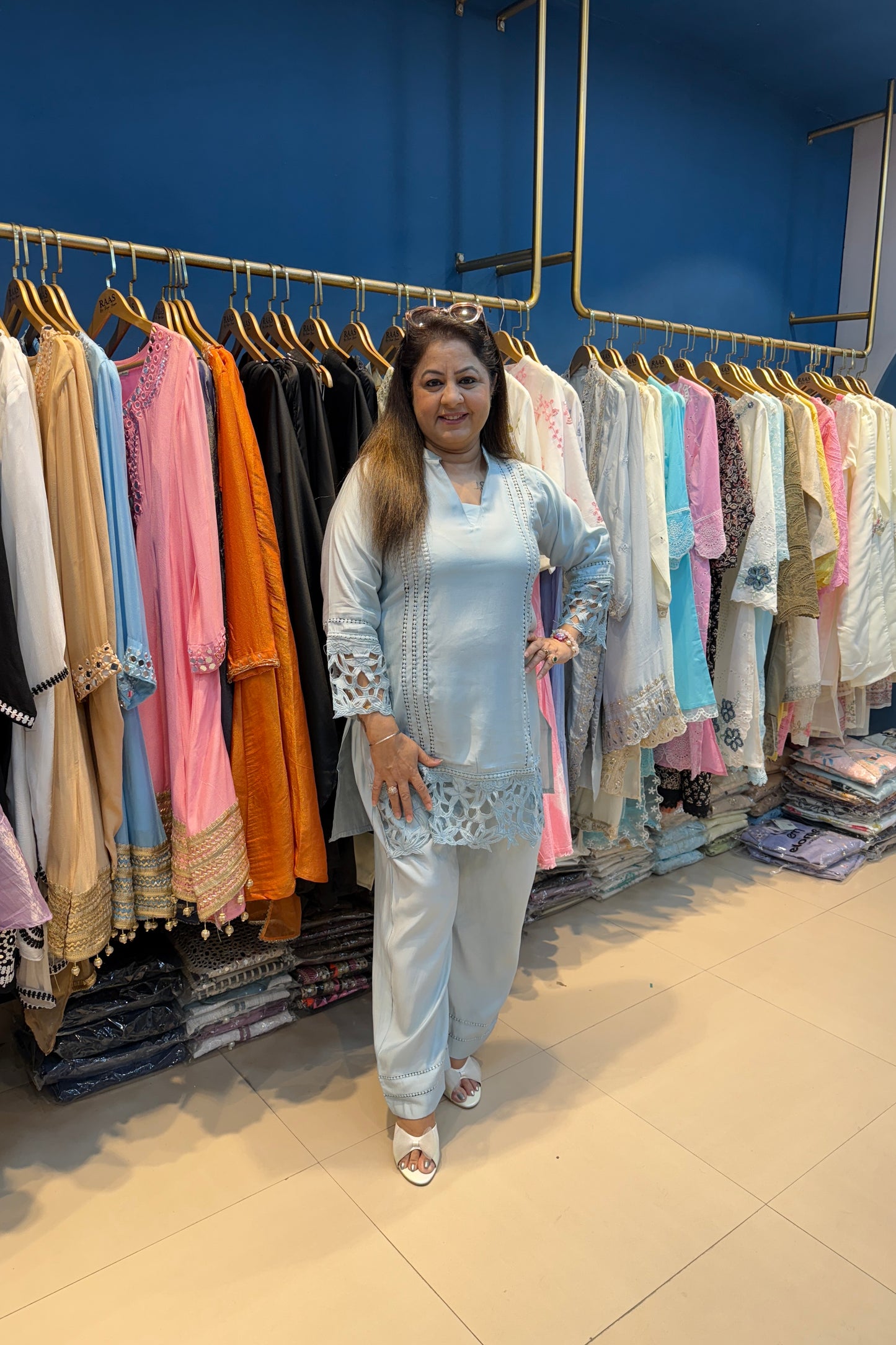 2pc Cotton-Muslin Pakistani Co-ord Set