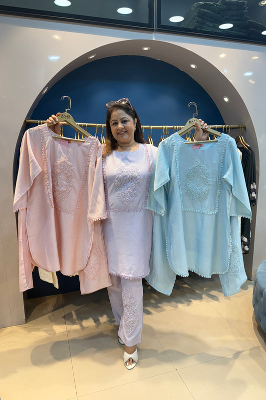 2pc Cotton-Muslin Co-ord Set