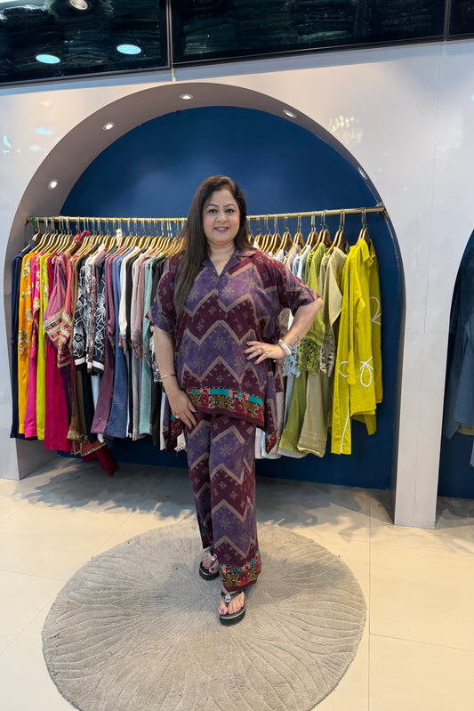 2pc Cotton Printed Co-ord Set
