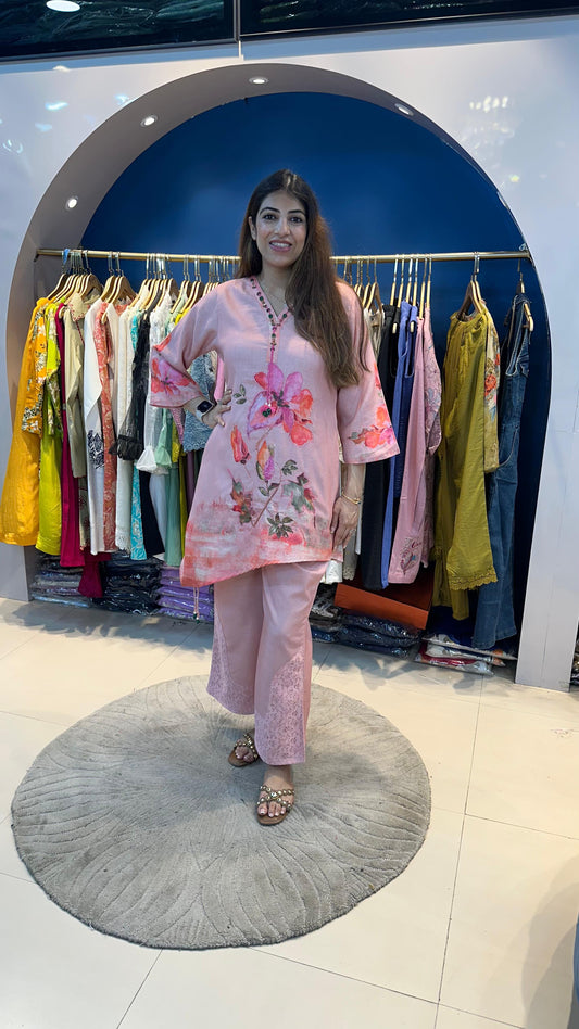 Cotton printed 2 pc set