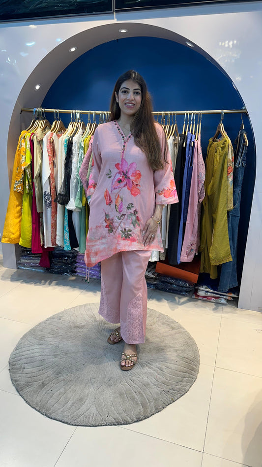 Cotton printed 2 pc set
