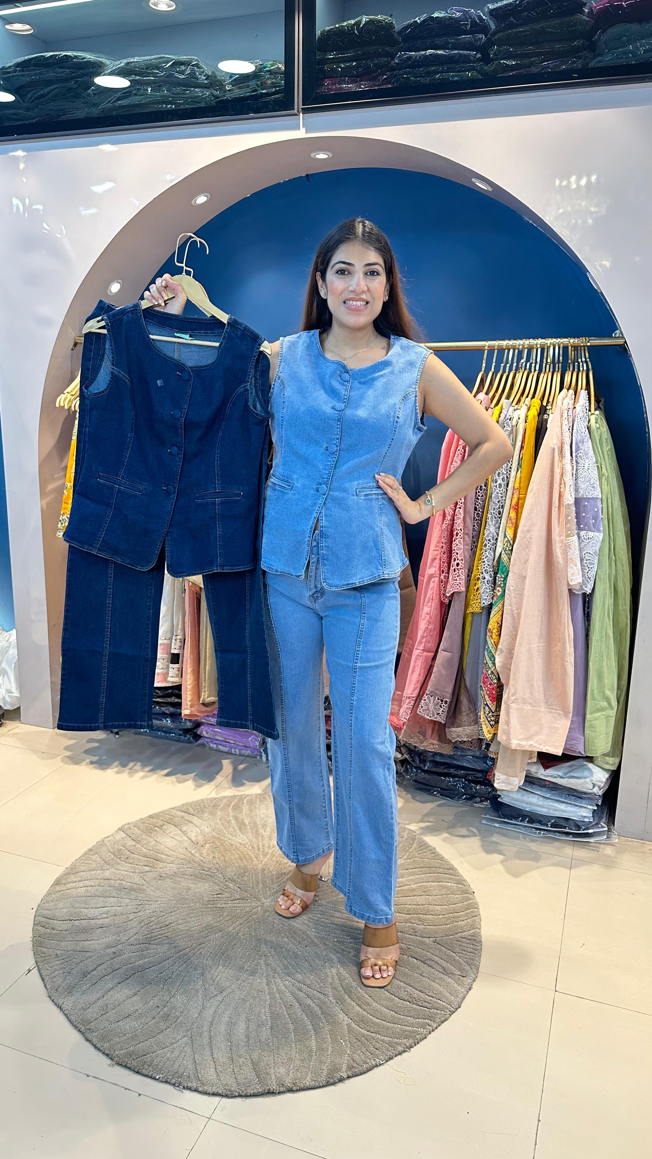 Stretchable Denim Co-Ord