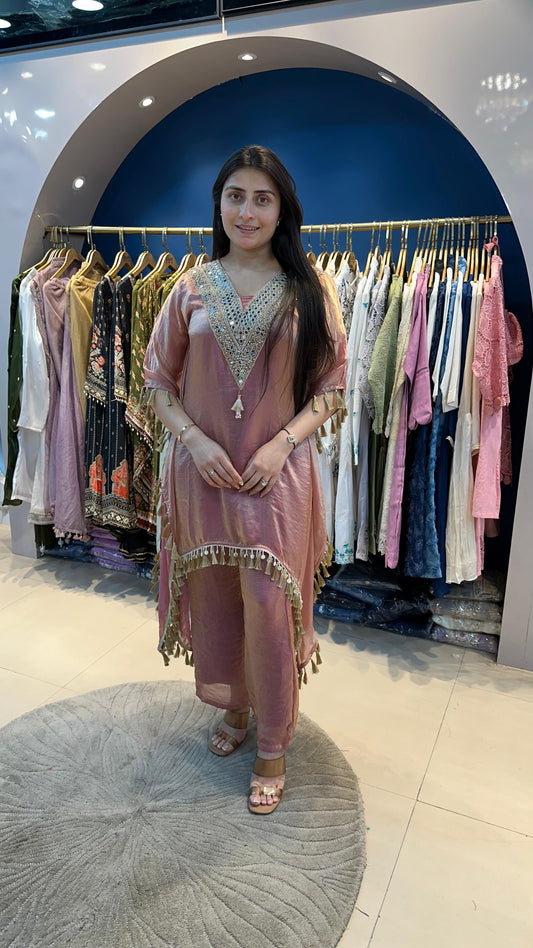 Shimmer Tissue  Indo-Western Set