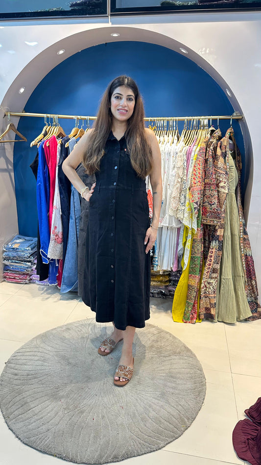Stretchable Denim Dress