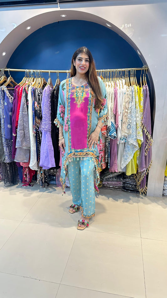 Digital Crepe 2pc Set