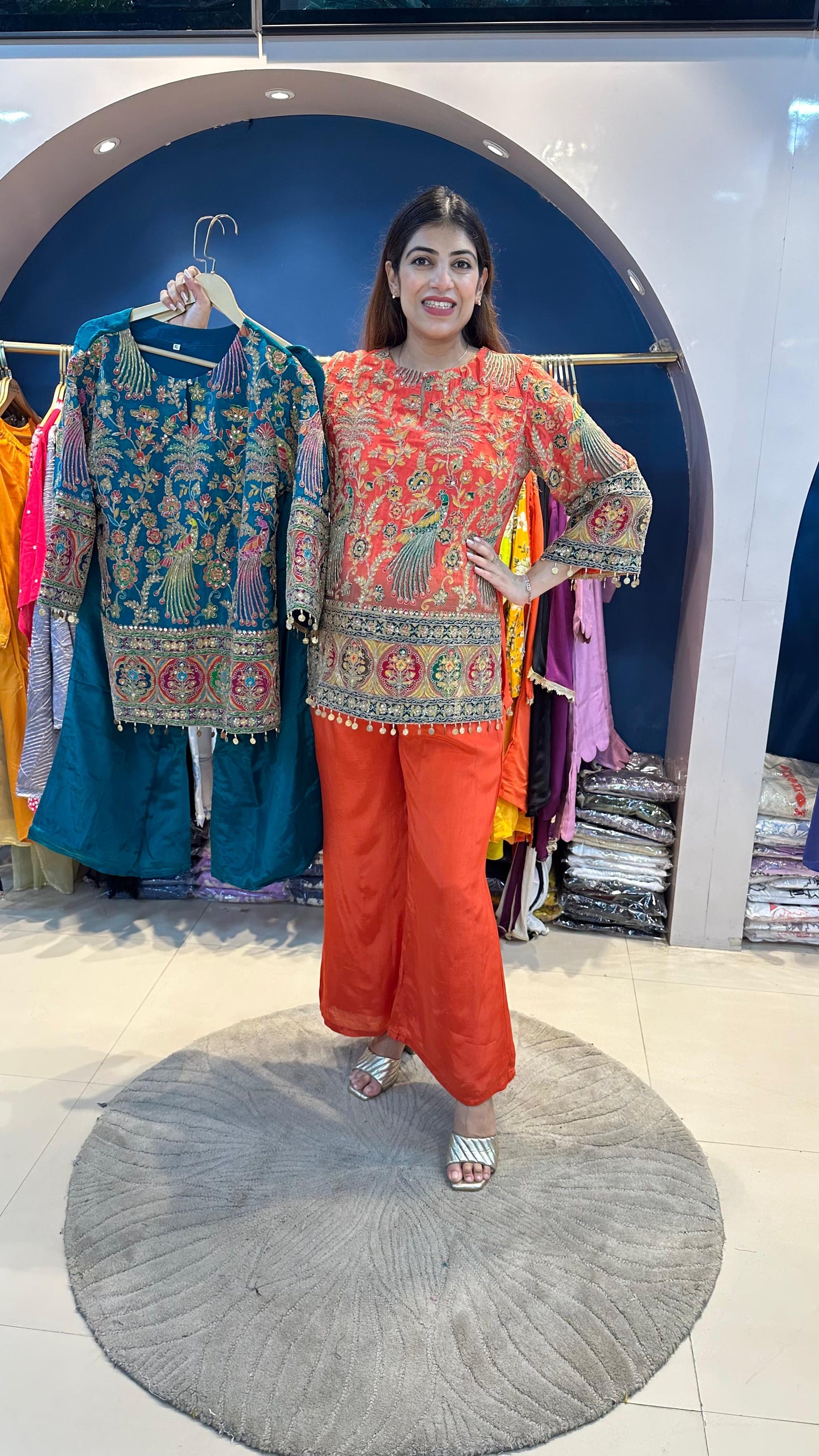 Zardosi Look Work 2pc Party Wear set