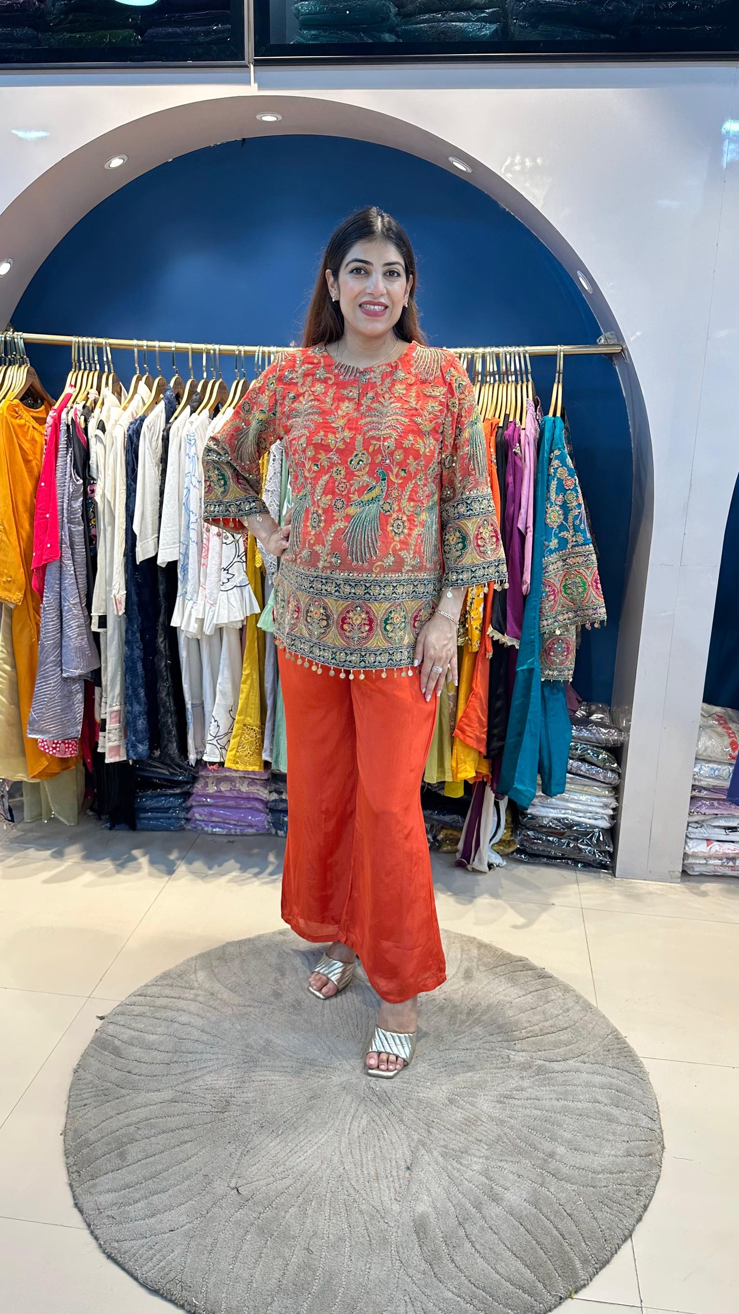 Zardosi Look Work 2pc Party Wear set