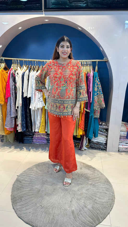 Zardosi Look Work 2pc Party Wear set