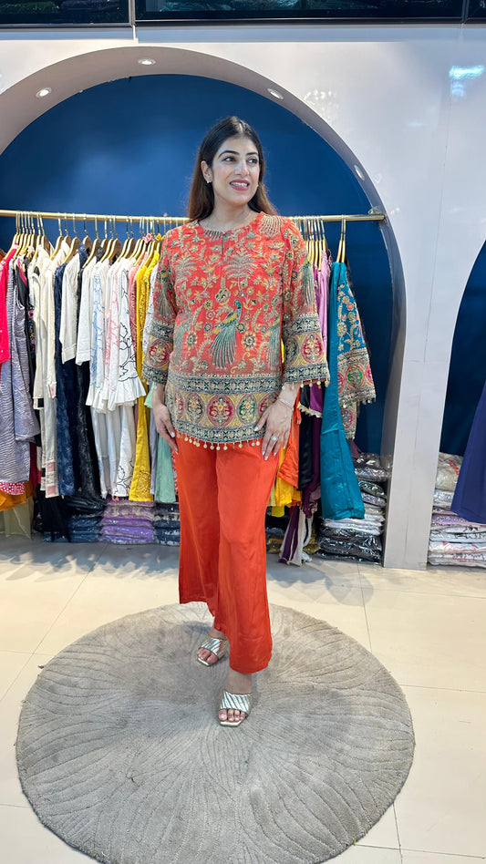 Zardosi Look Work 2pc Party Wear set