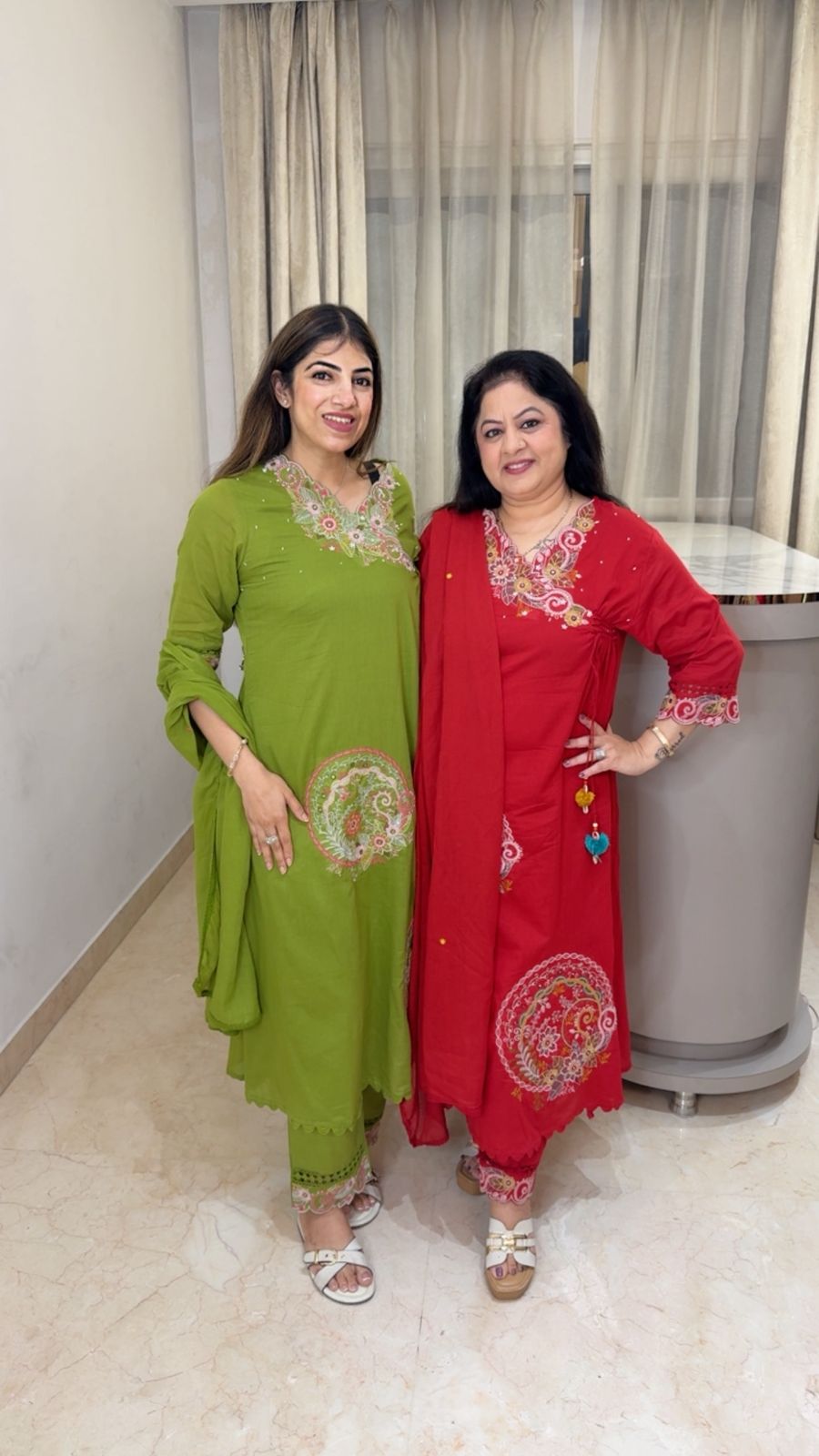 Mul cotton angrakha 3 pc set