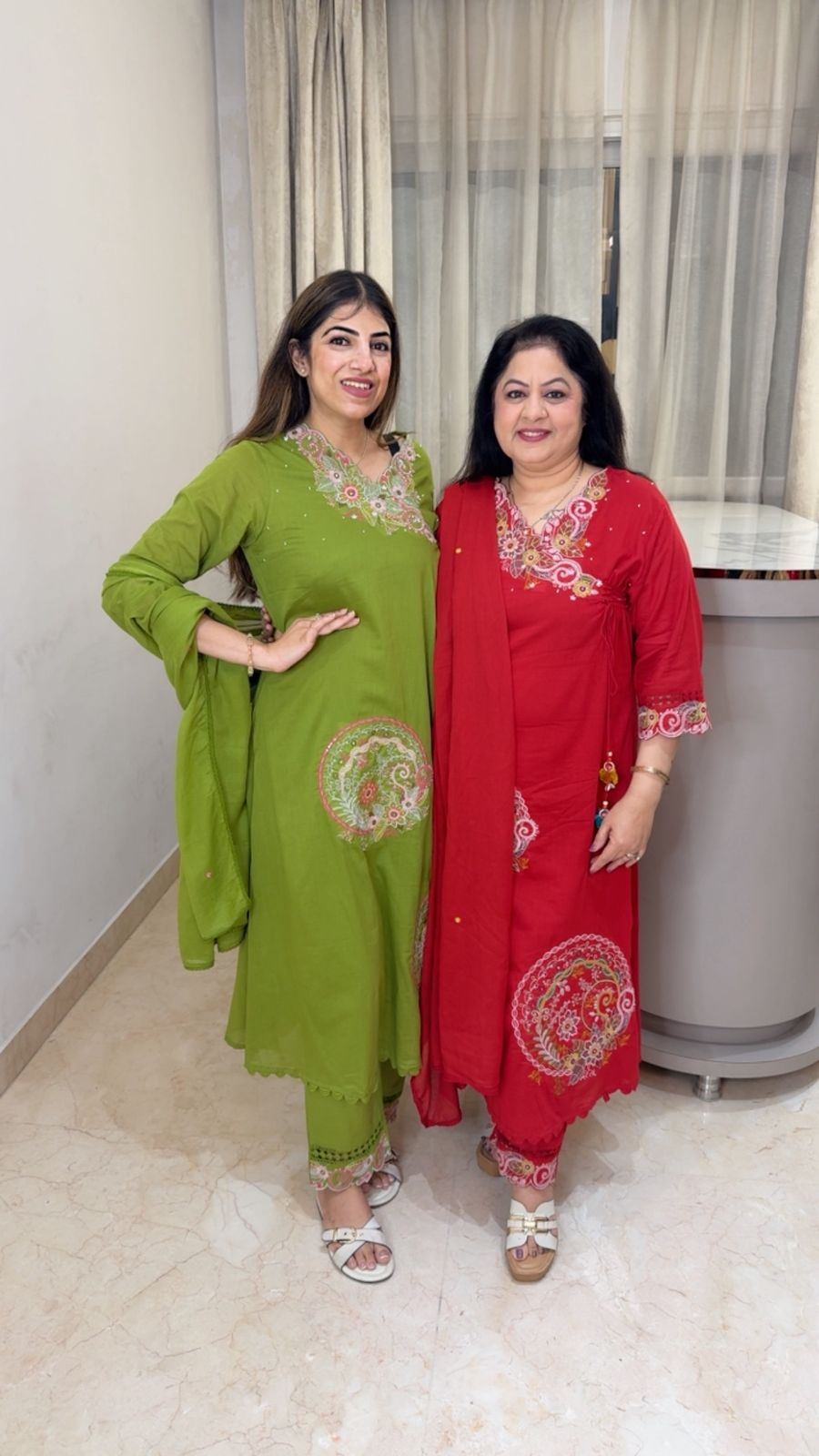 Mul cotton angrakha 3 pc set